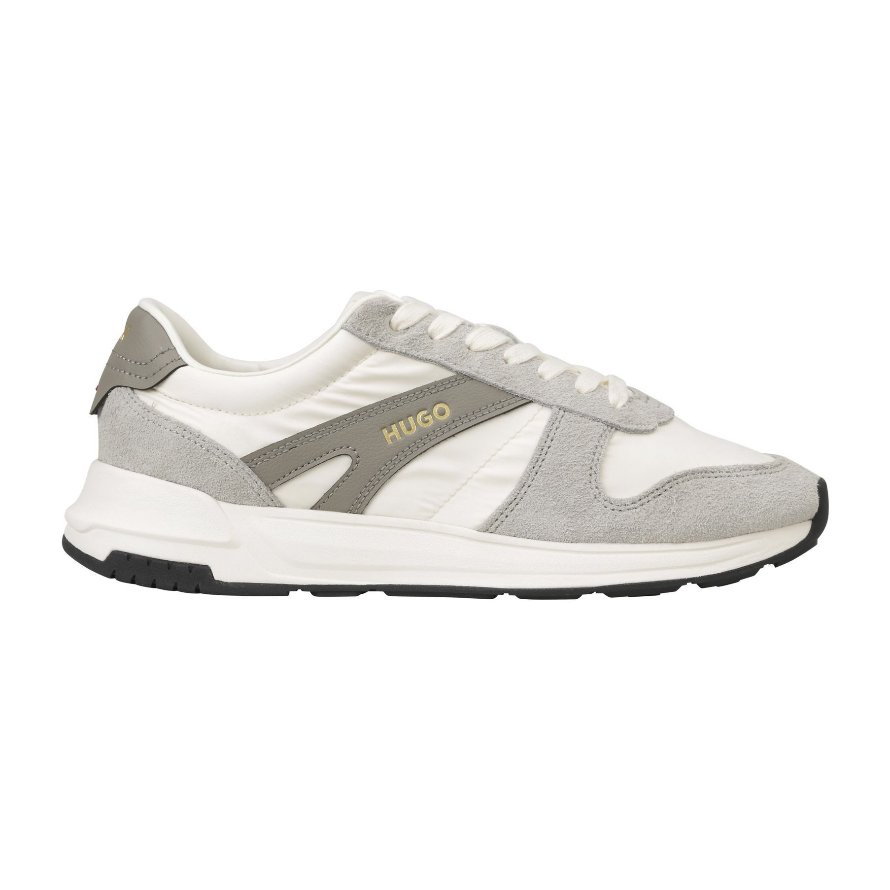 HUGO mit Veloursleder-Besatz und Logo-Details Sneaker (keine Angabe, 1-tlg)