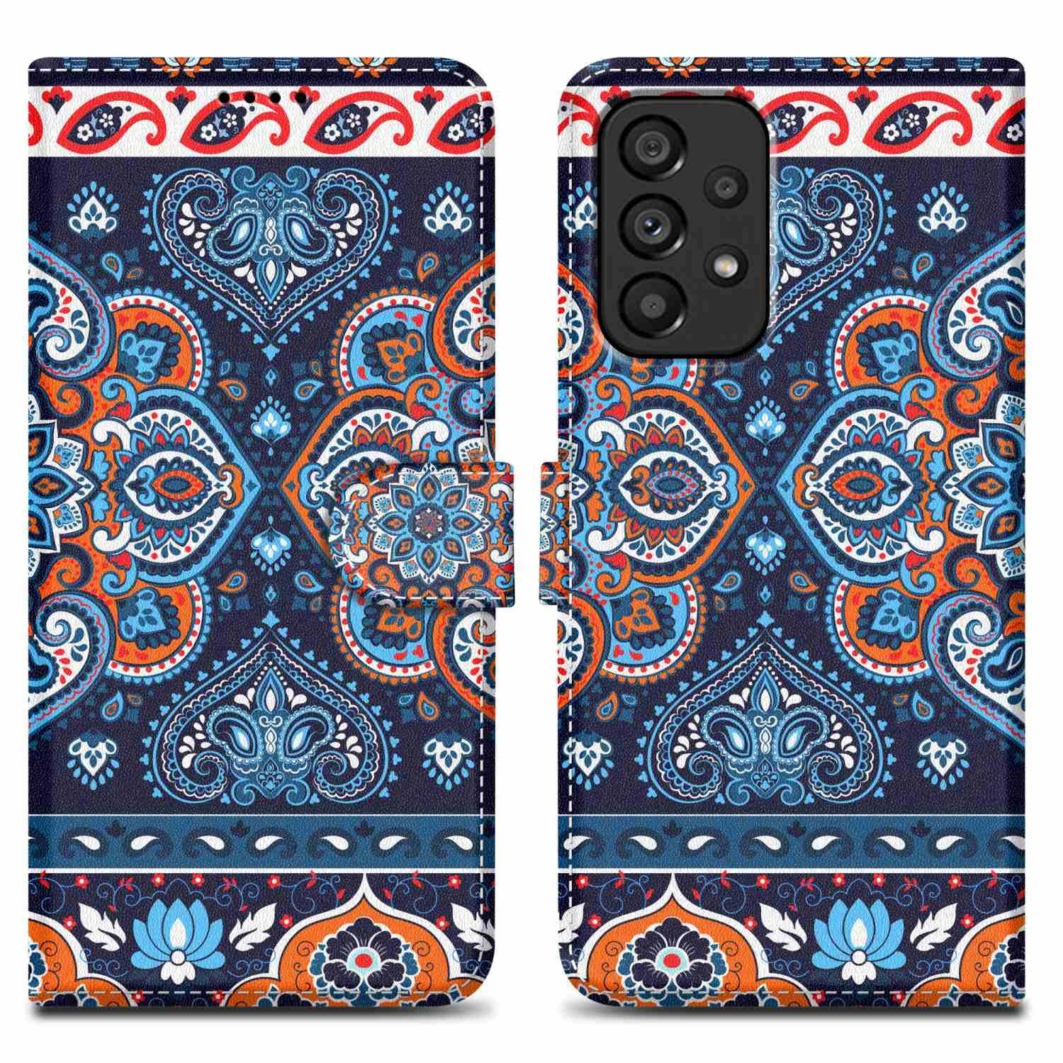 Cadorabo Handyhülle für Samsung Galaxy A53 5G Hülle Samsung Galaxy A53 5G, Handy Schutzhülle - Hülle, Standfunktion, Kartenfach, Magnetverschluss