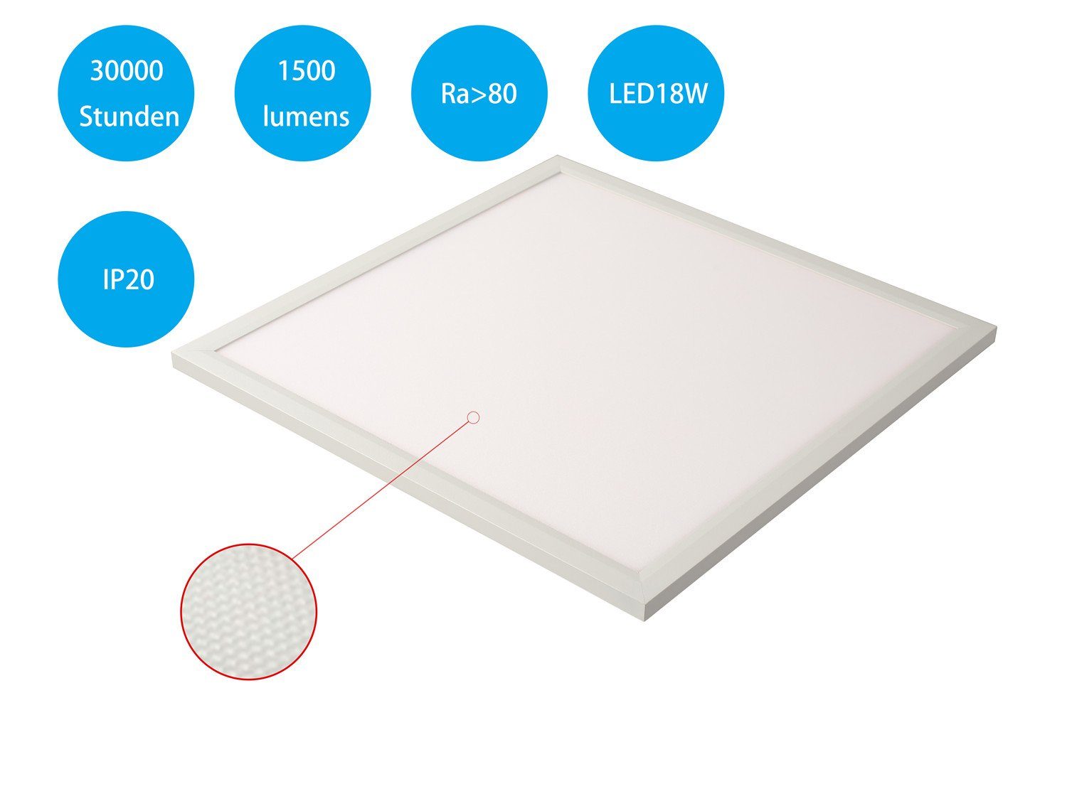 IMPTS LED Deckenleuchte Panel Deckenlampe mit Fernbedienung Ultraflach, Dimmbar Farbwechse, Dimmfunktion, LED fest integriert, Tageslichtweiß, Warmweiß, Kaltweiß, LED Panel eckig Weiß Dimmbar Küche Wohnzimmer Arbeitszimmer