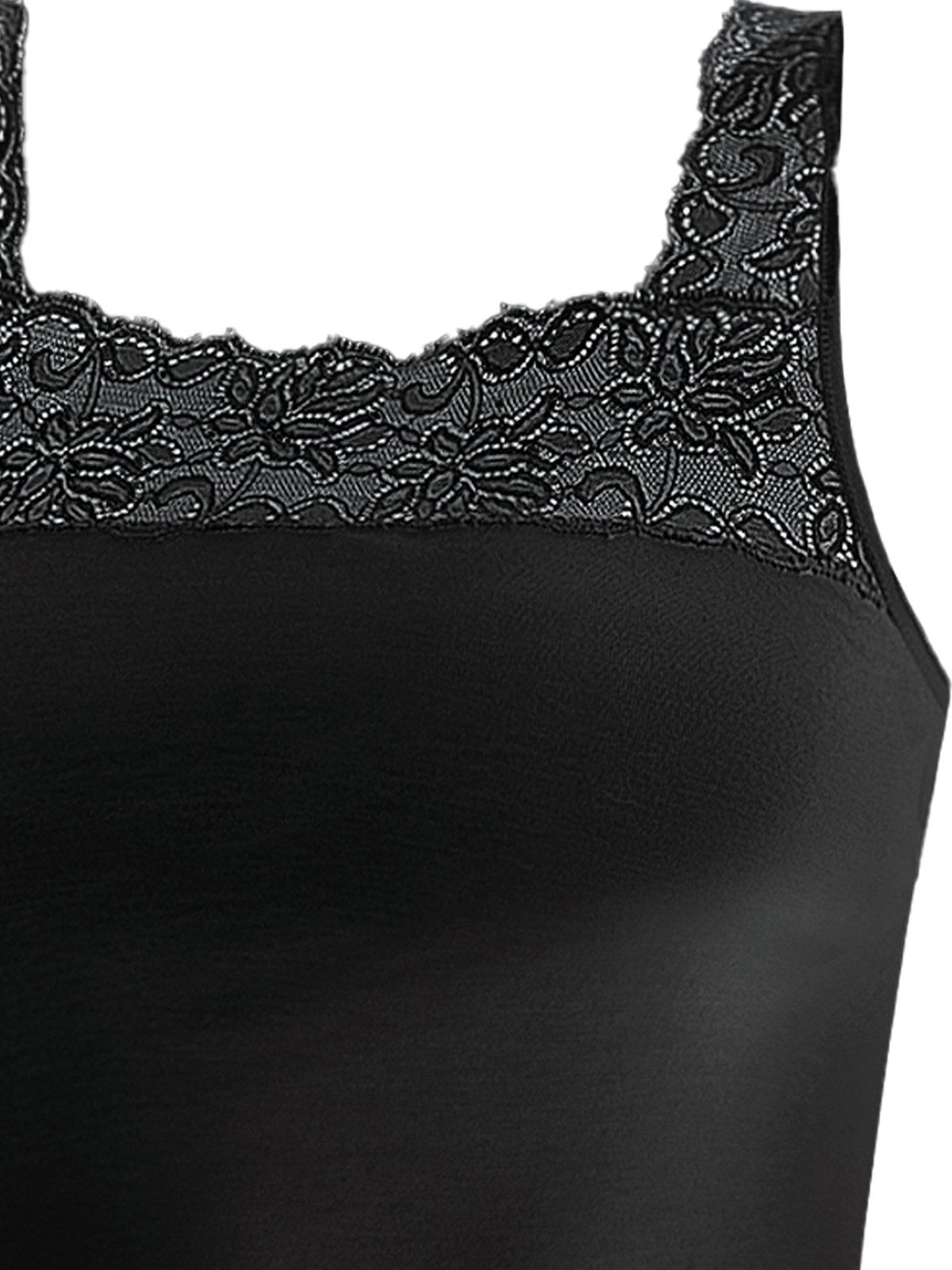 Pompadour Achseltop 3er Pack Damen Achseltop Nostalgie (Packung, 3-St) -