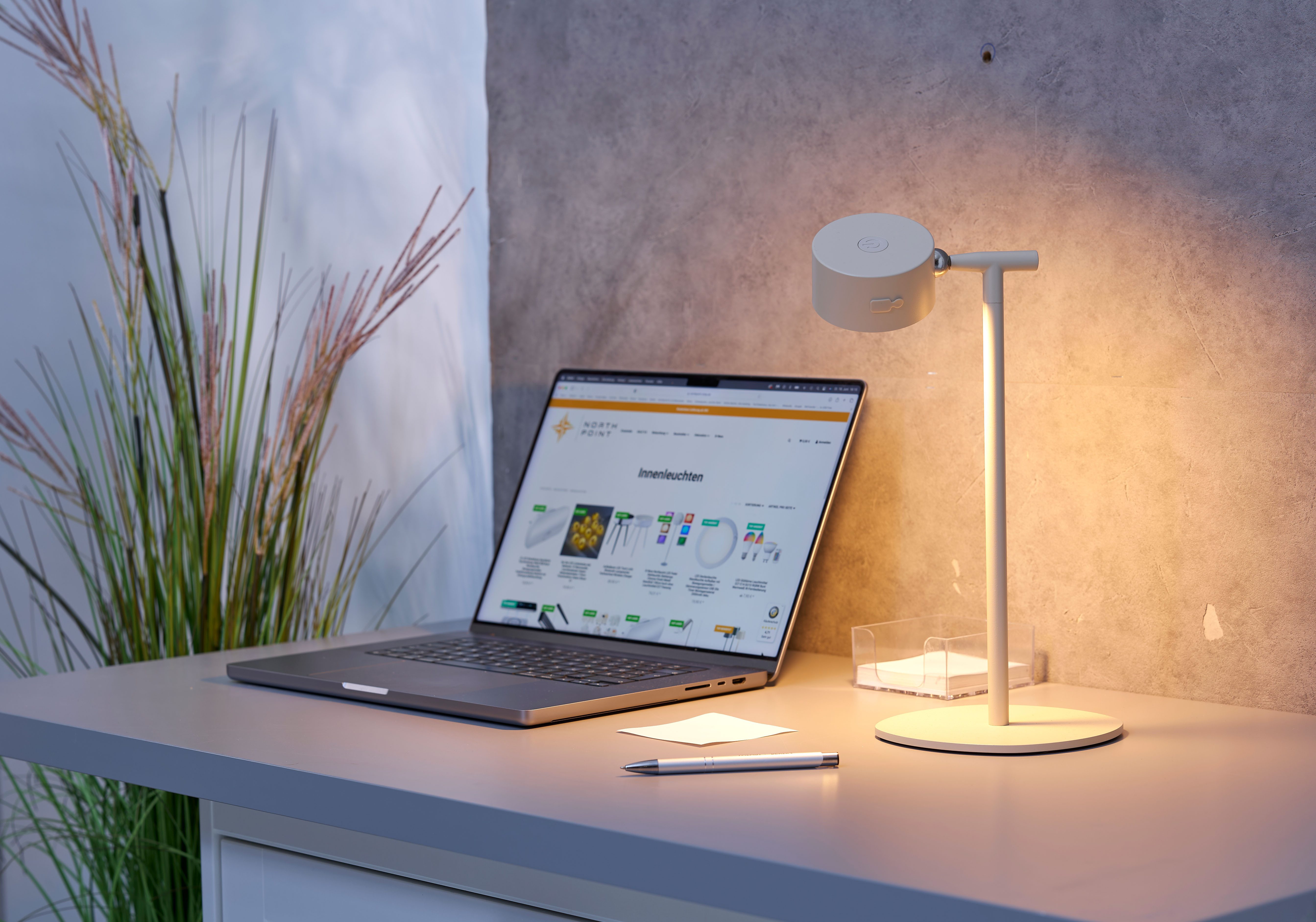 Northpoint LED Stehlampe 3 in 1 LED Akku Stehlampe dimmbar Wandleuchte Tischlampe – Bild 3 von 5