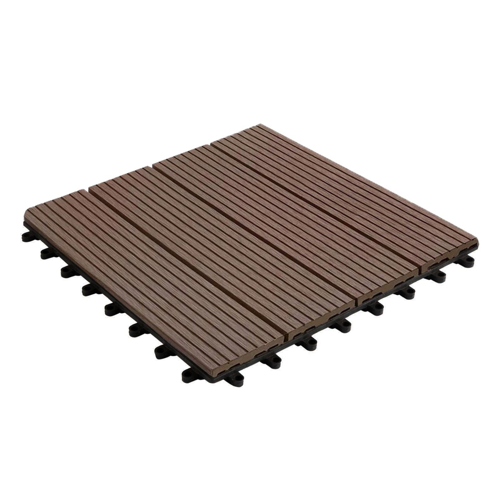 Karat Klickfliese Queen Dunkelbraun, Terrassenfliese, 30 günstig online kaufen