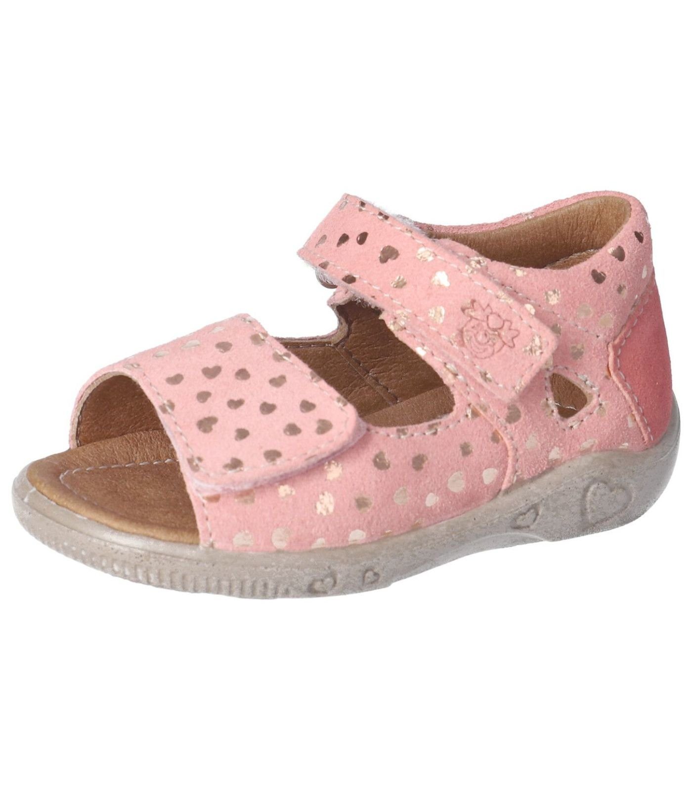 Leder Pepino Ricosta Rosa Riemchensandalette Sandalen