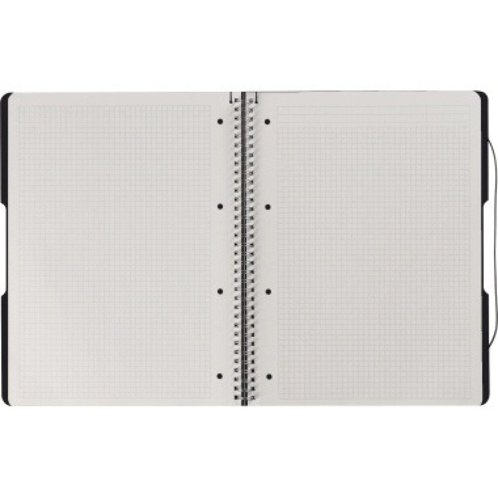 Pelikan Collegeblock Herlitz Collegeblock to go 11293073 DIN Polypropylen schwarz 80 Bl.