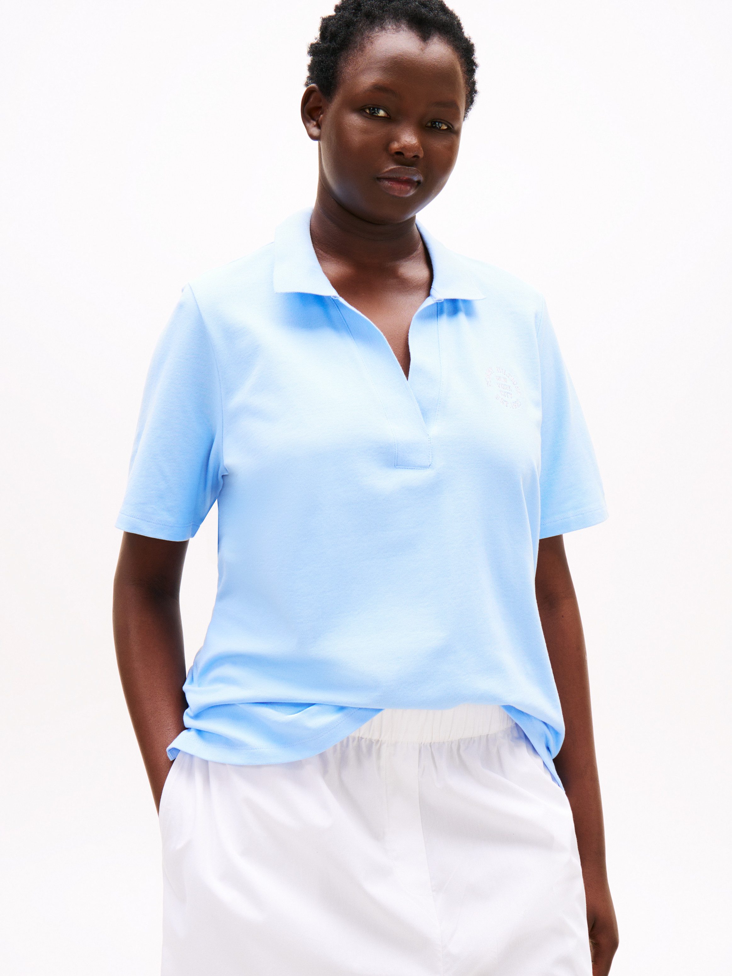 Tommy Hilfiger Curve Poloshirt CRV STAMP LOGO REG SS POLO günstig online kaufen