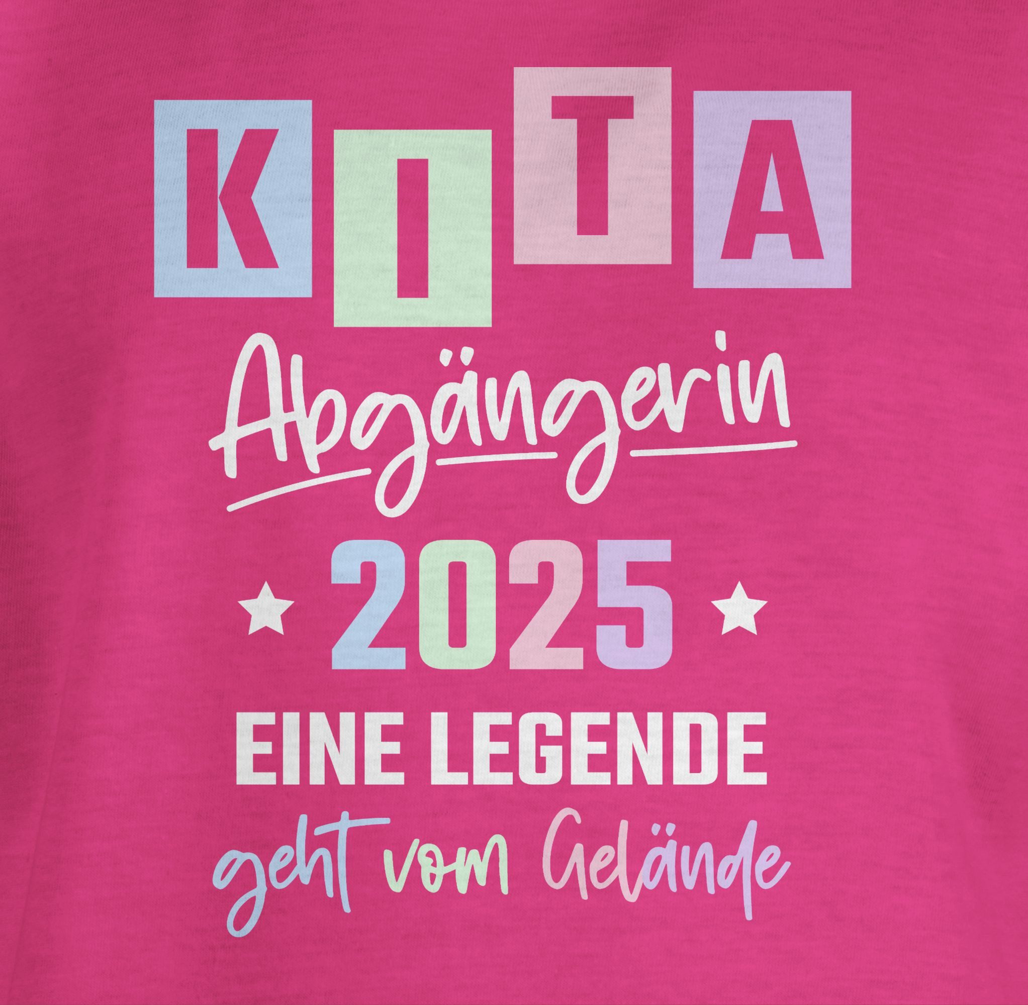 Shirtracer T-Shirt Kita Abgängerin 2025 - Legende Gelände Einschulung Mädchen