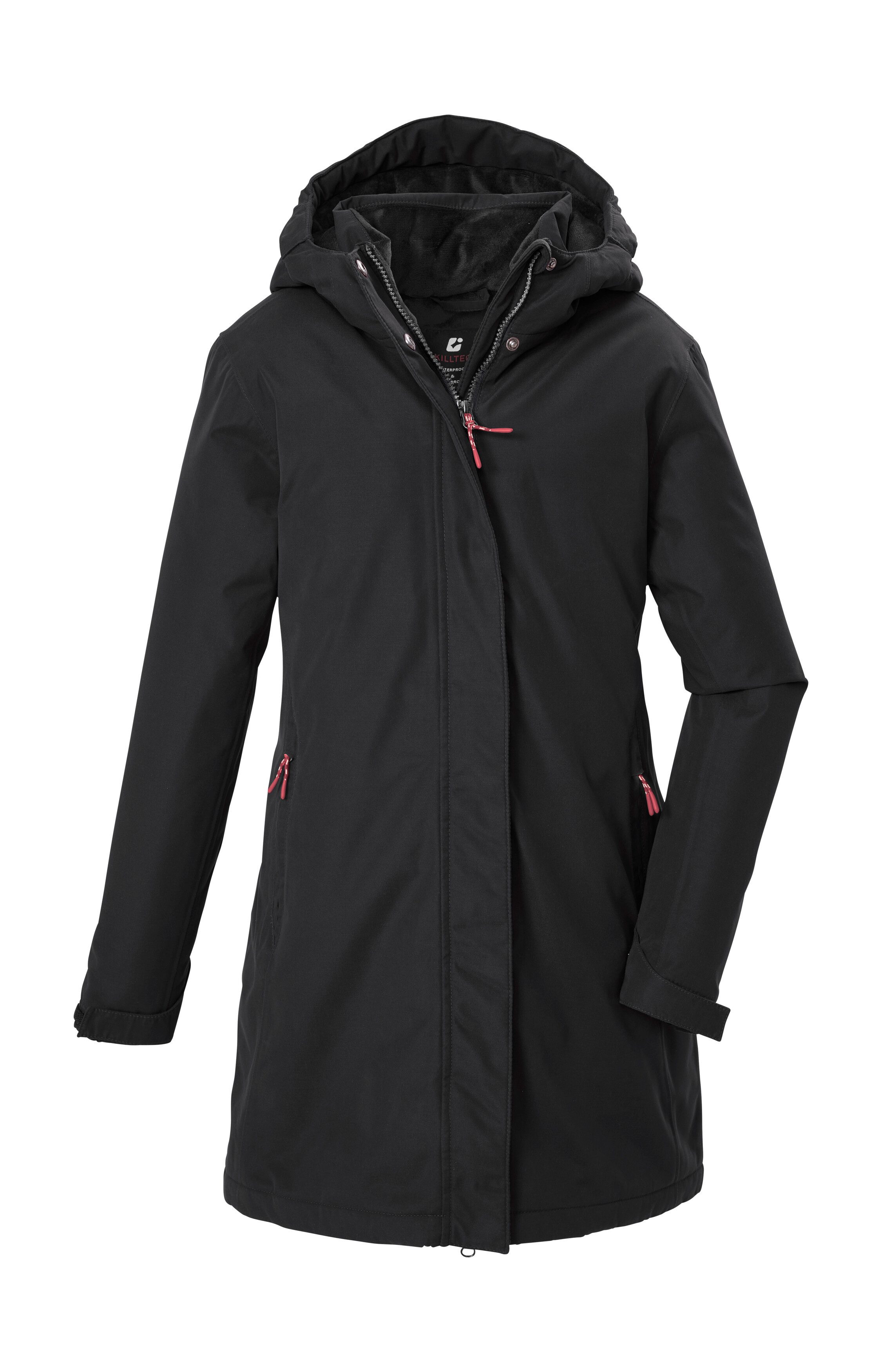Killtec Funktionsmantel KOW 142 GRLS CT Wind- und wasserdichter Kinder-Wintermantel mit Fleece und Kapuze