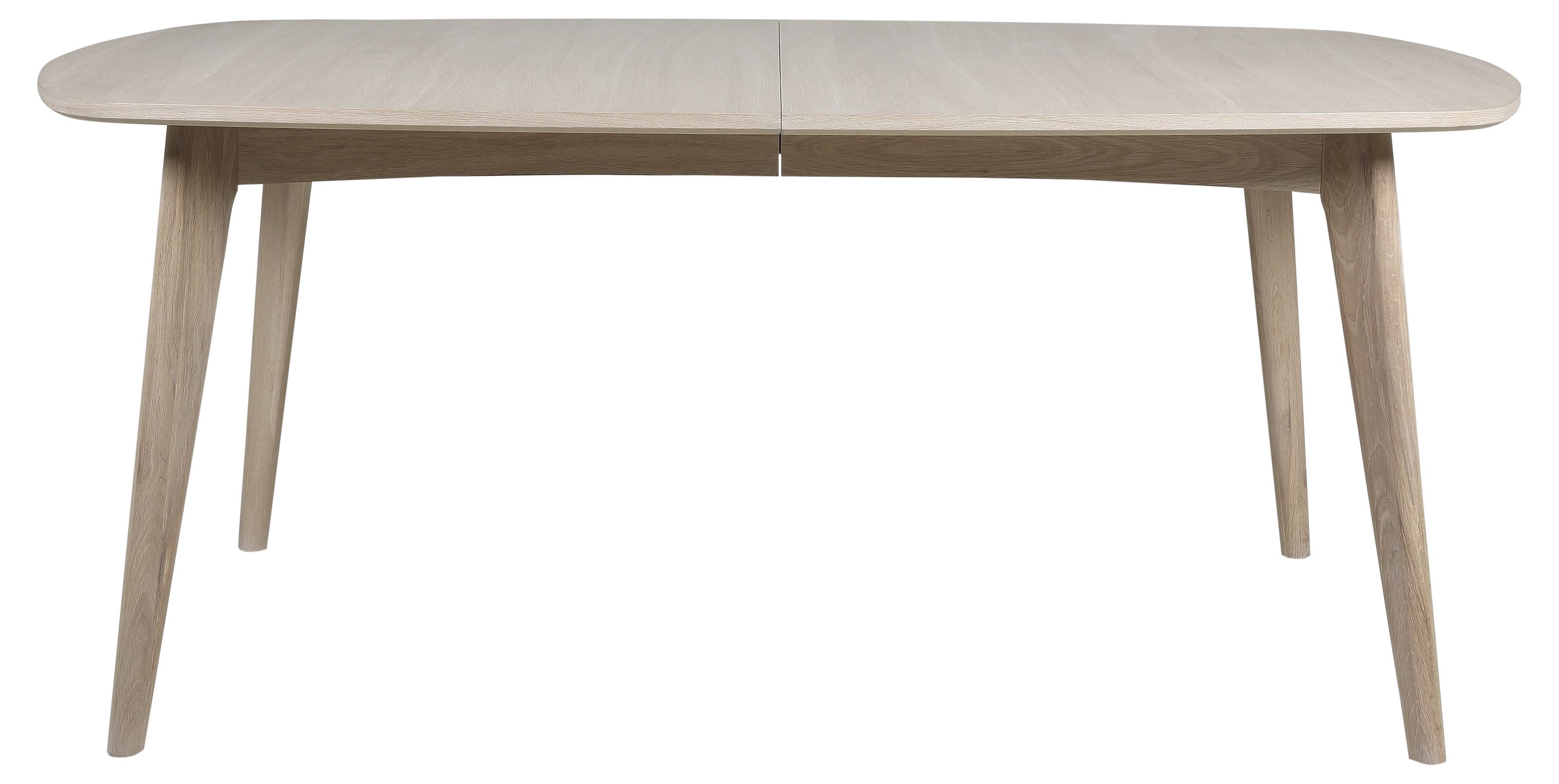 Esstisch in Eiche weiss pigmentiert, MDF - 180x76x102cm (BxHxT)