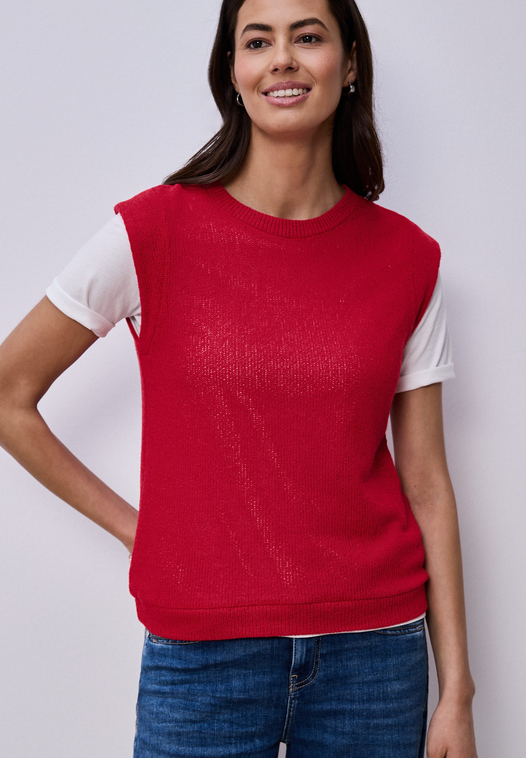 STREET ONE Stricktop im Strick-Look