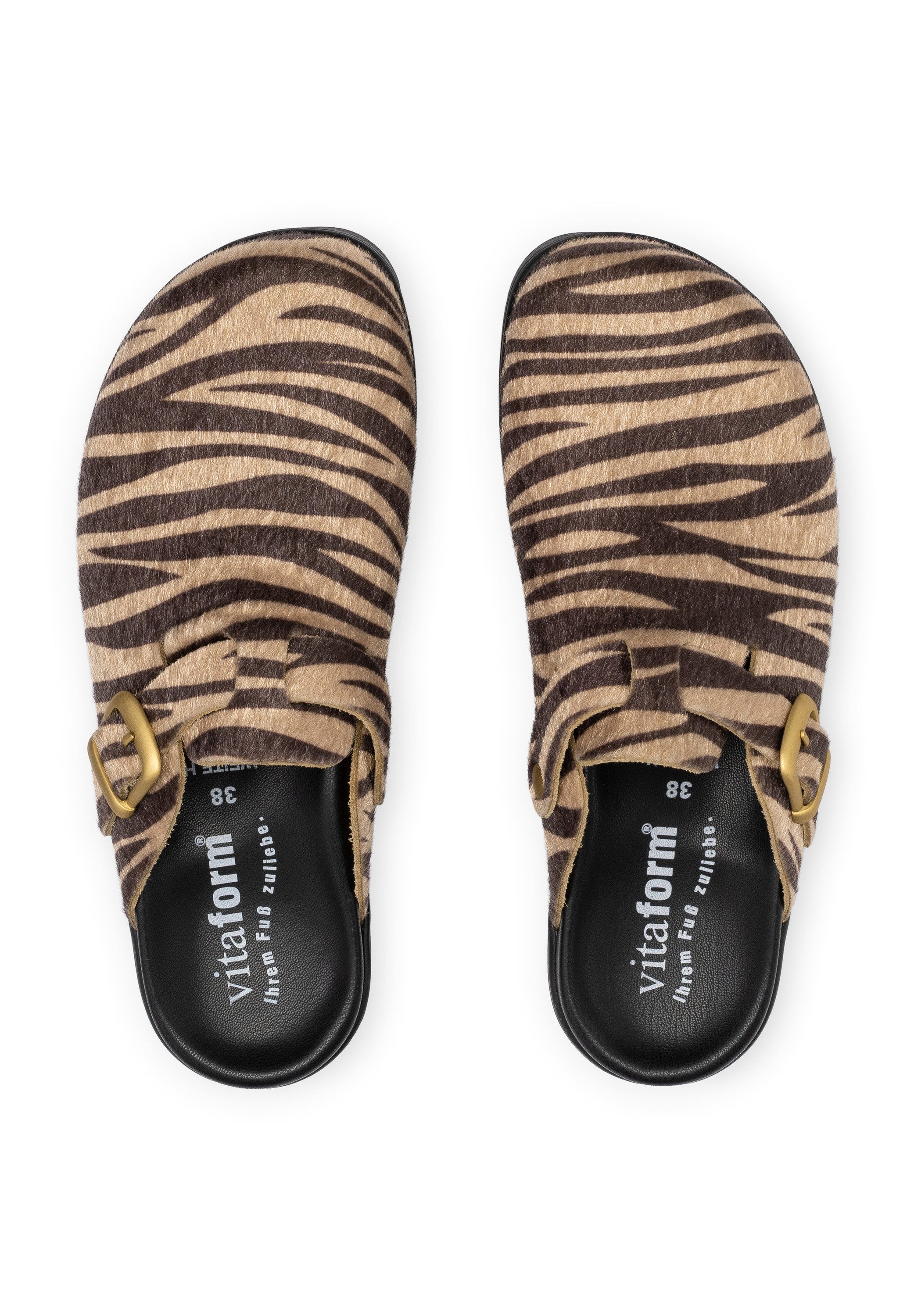 vitaform Damen Clogs Textil Clog