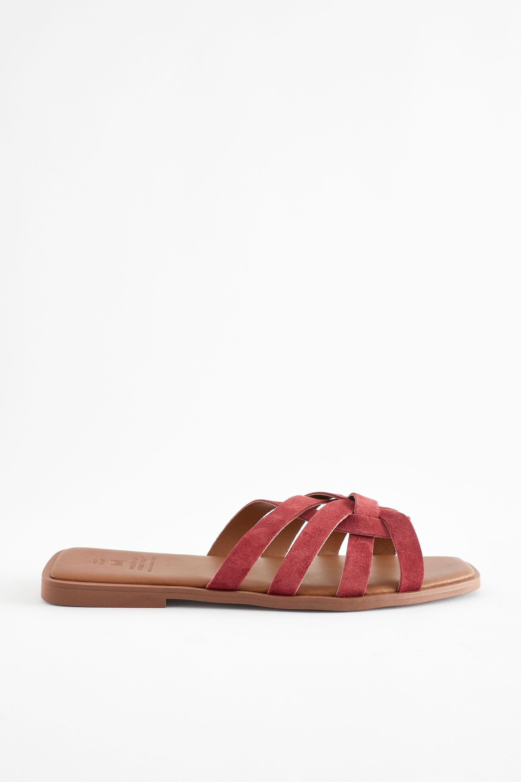 Next Forever Comfort Gitterpantolette Leder, extrabreit günstig online kaufen