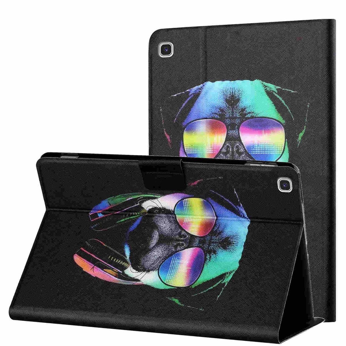 Wigento Tablet-Hülle Für Samsung Galaxy Tab A7 Lite 2021 8.7 Design Motiv 26 Kunstleder Hülle Cover Tablet Tasche Case Neu