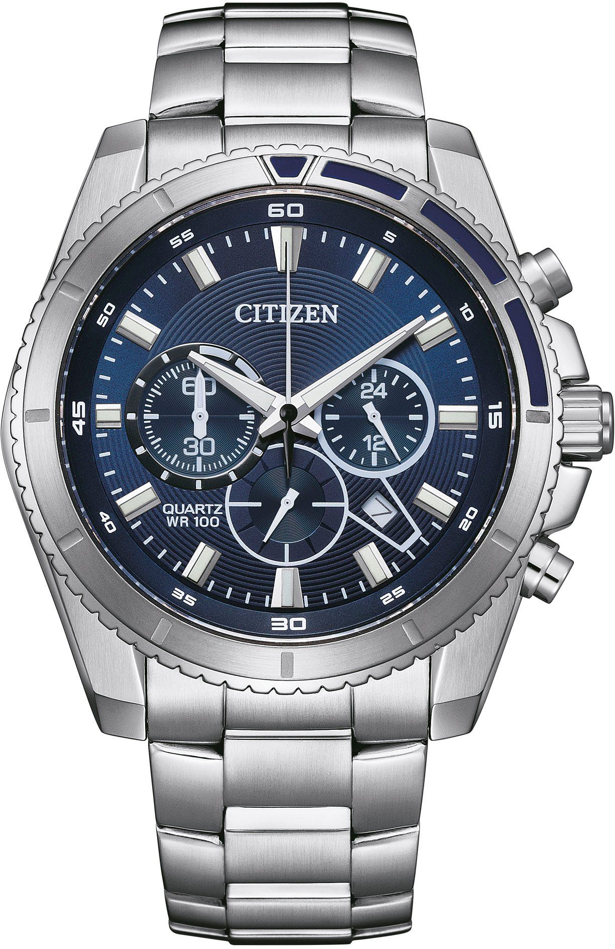 Citizen Chronograph AN8201-57L, Armbanduhr, Quarzuhr, Herrenuhr