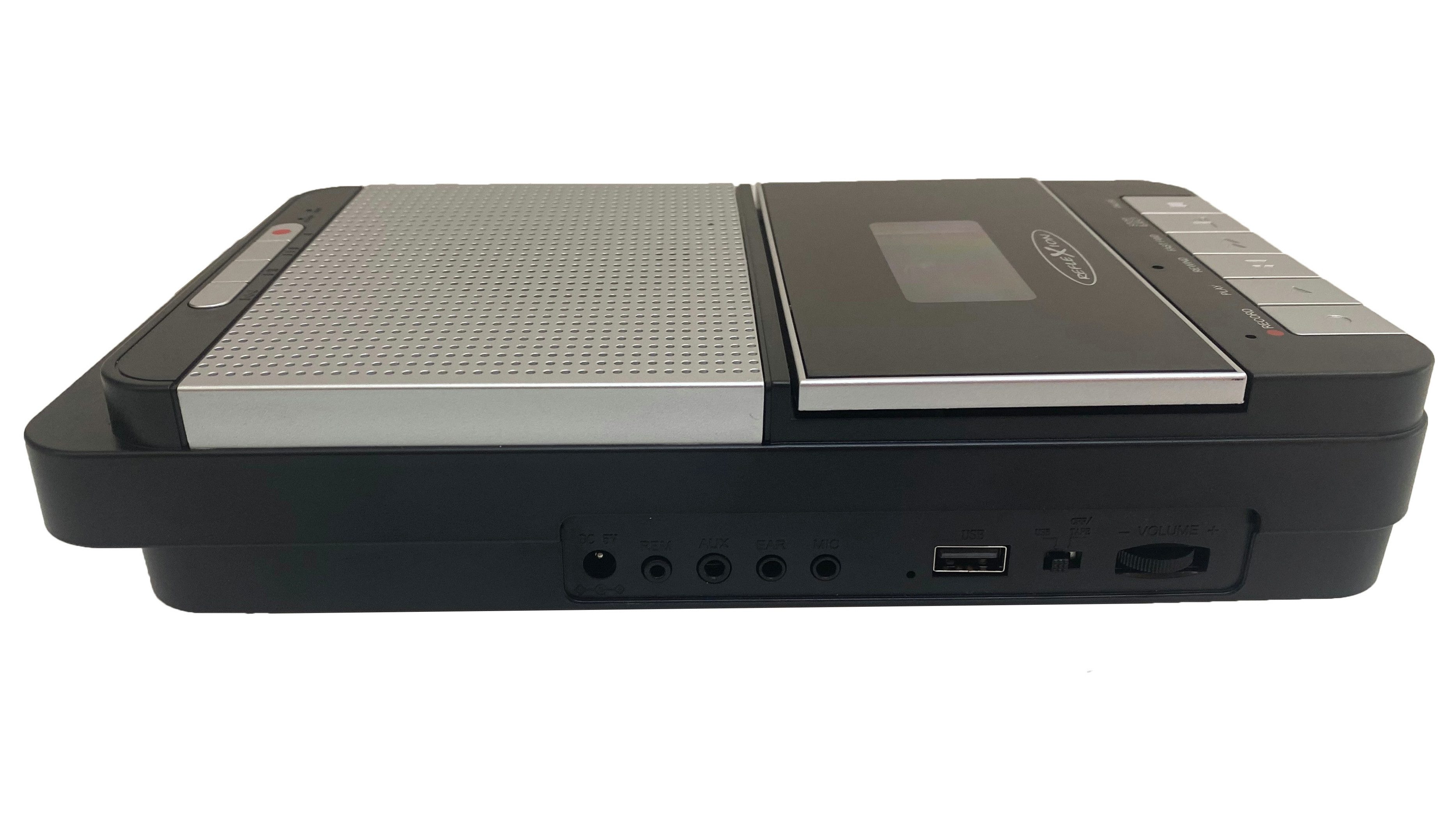 Reflexion CCR8018 Kassettenrecorder Diktiergerät Kassetten Player (One Touch“- Aufnahme und USB-MP3 Aufnahme)