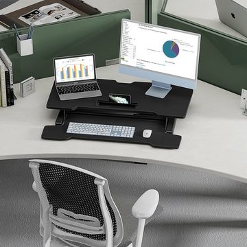 Fenge Schreibtisch Sitz Steh Stehpult (80CM), mit Tablet-Halter