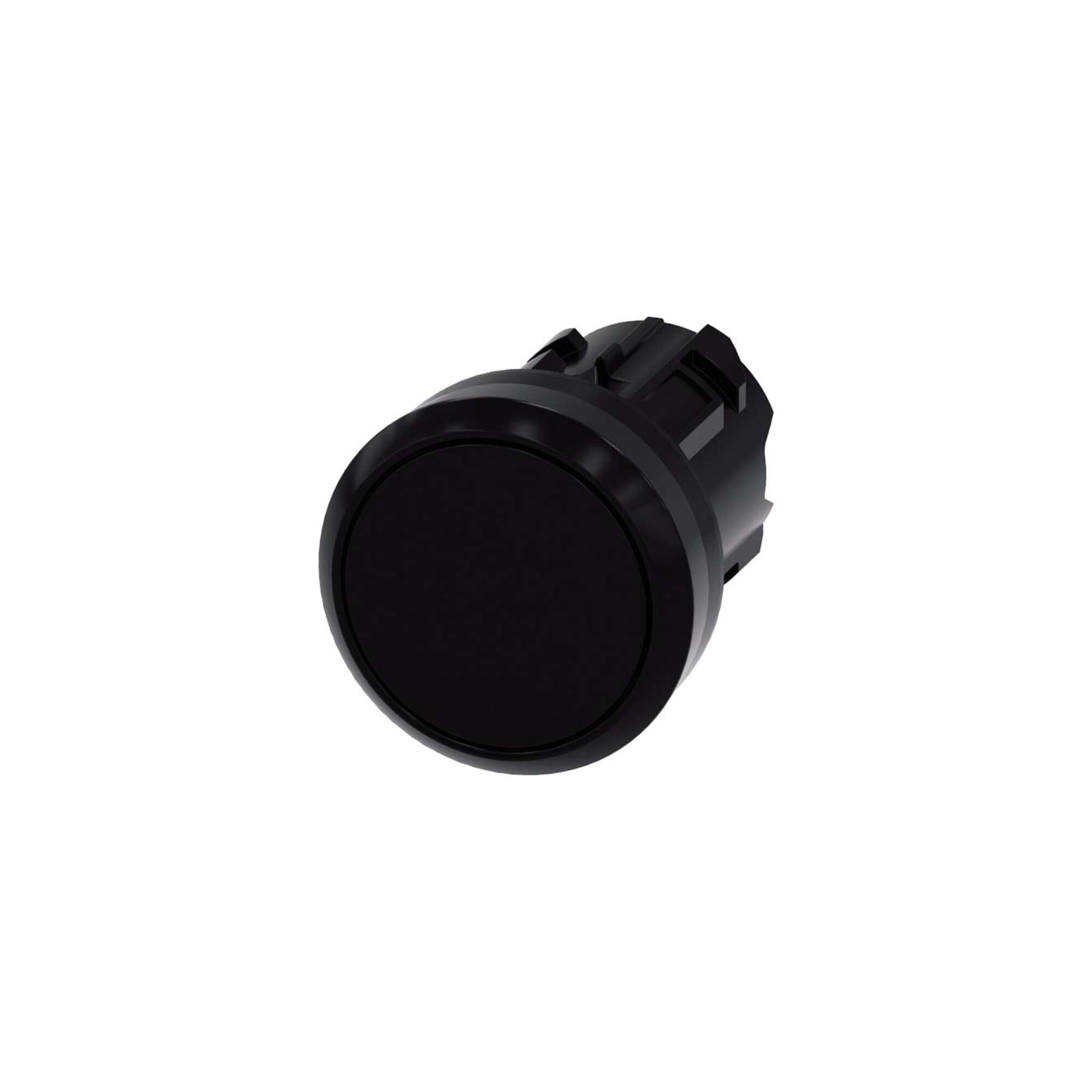 SIEMENS Siemens Indus.Sector Drucktaster 22mm, rund, schwarz 3SU1000-0AB10-0AA Wandtaster
