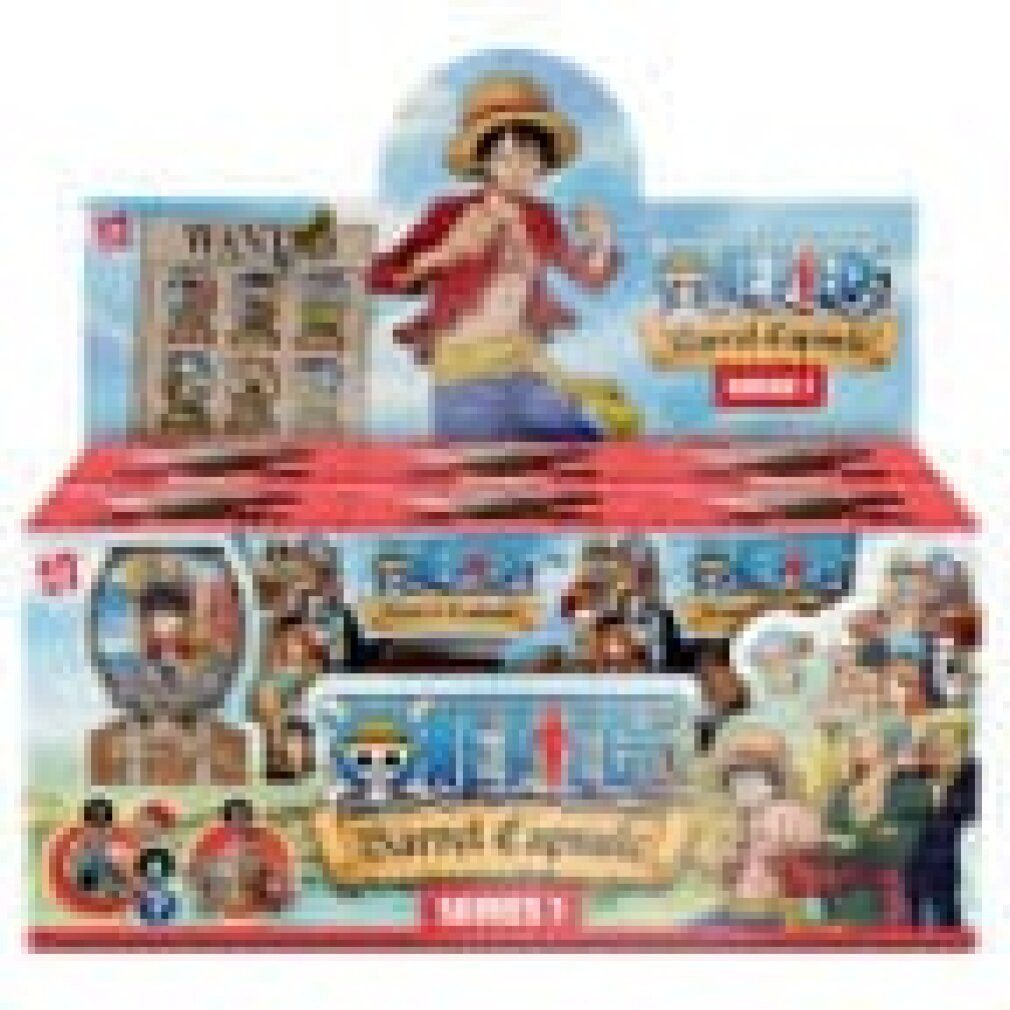 YuMe Toys Spielfigur One Piece Barrel Capsule Minifiguren 9 cm Blind Box Display (6)