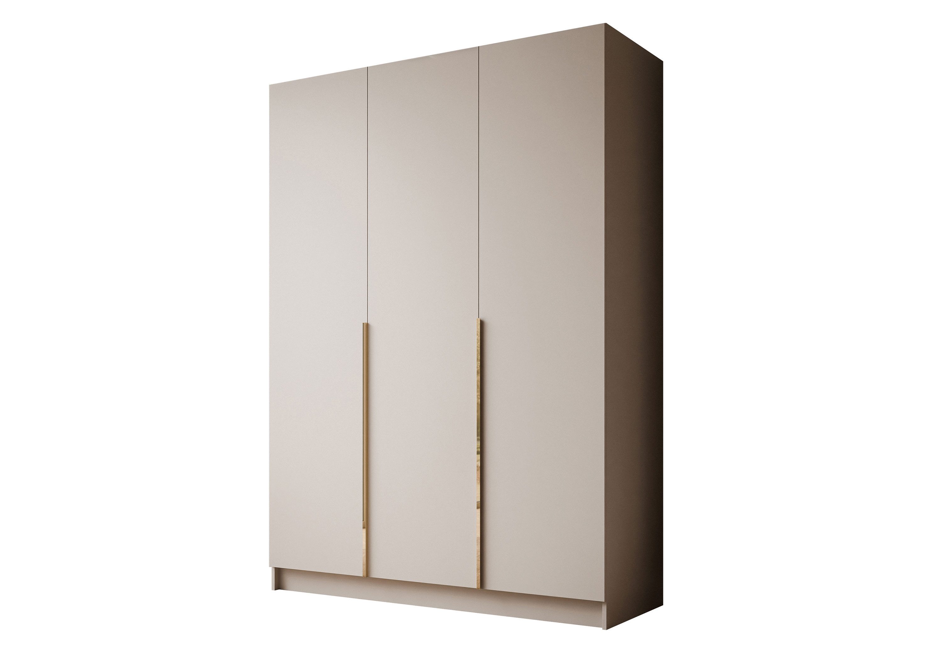 Lookway Kleiderschrank AUREL 3D KASCHMIR Drehtürenschrank mit 3 Türen 150x210x57 cm