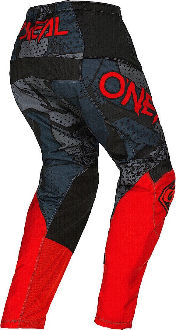 O’NEAL Motorradhose Element Camo V.22 Black/Red Hose Motocross