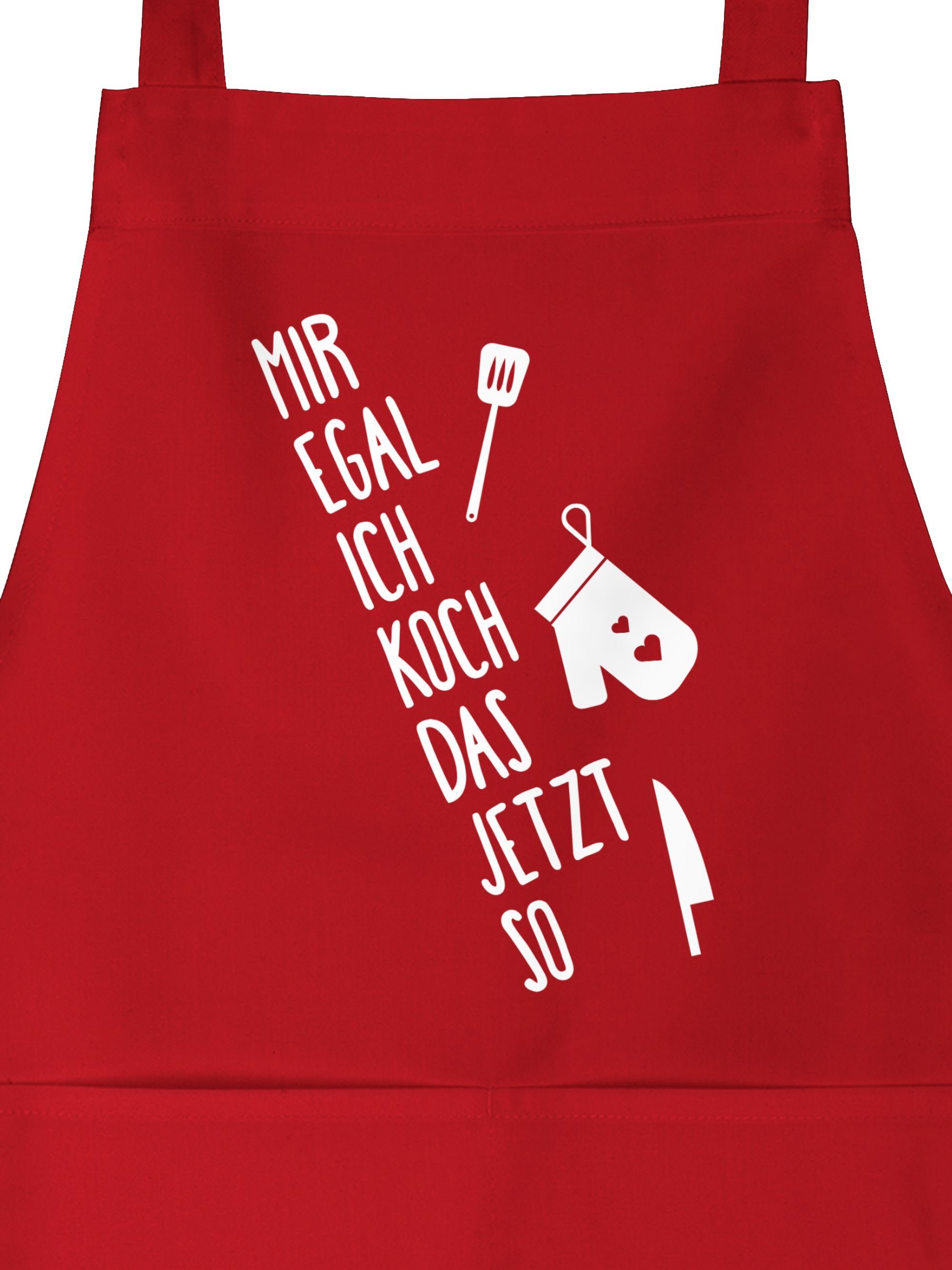 Shirtracer Grillschürze »Mir egal ich koch das jetzt so - Küchenschürze zum  Kochen - Kochschürze«, Lustige Schürzen Küche Geschenk online kaufen | OTTO