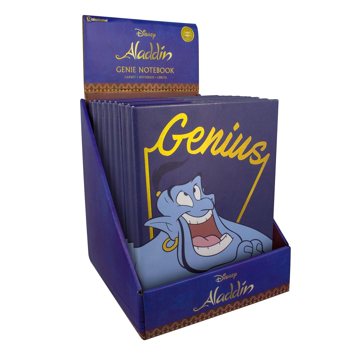 Paladone Schreibgeräteetui Disney Genius Notizbuch Aladdin