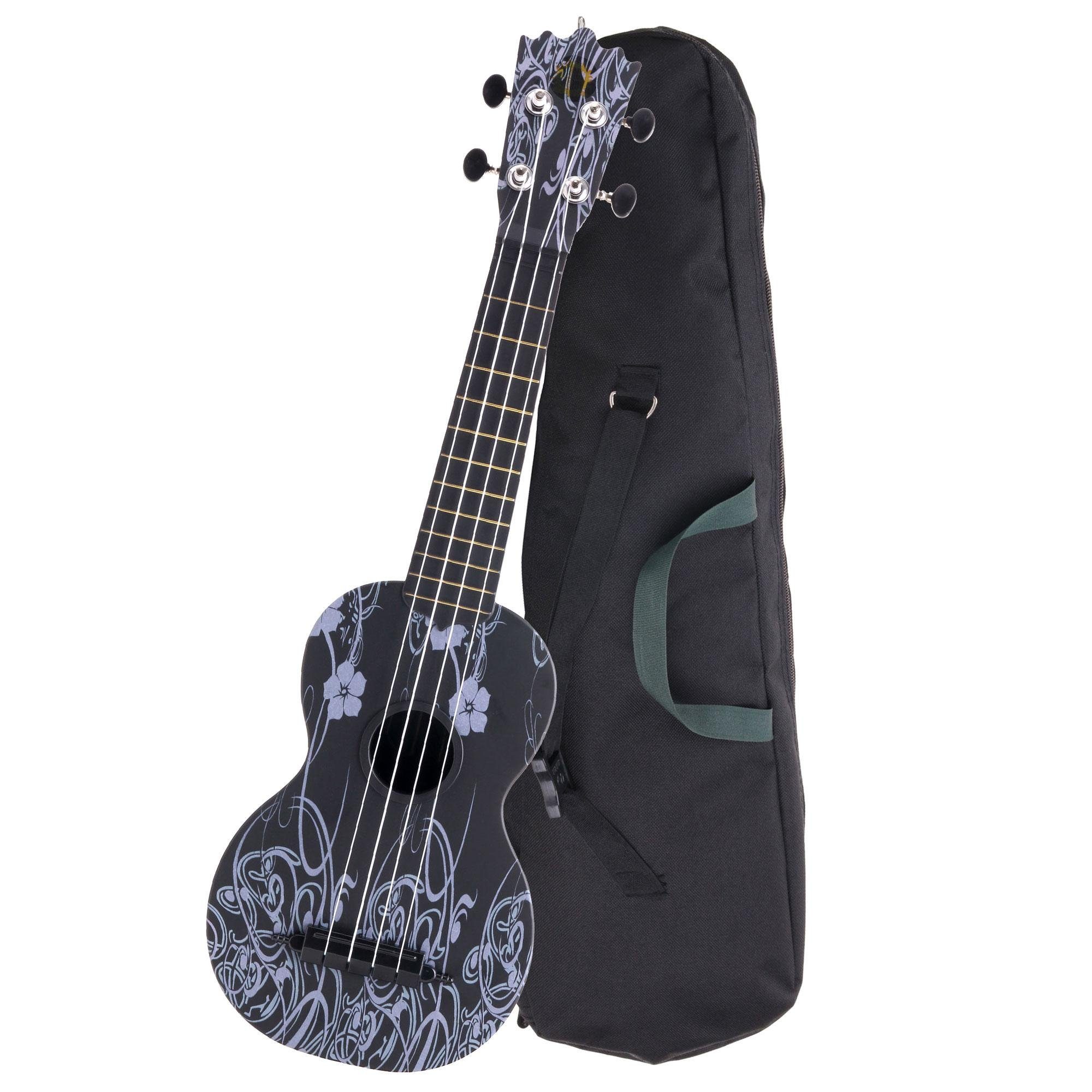 Classic Cantabile Ukulele BeachBuddy aus ABS Material, Sopranukulele, Outdoor & Strand tauglich inkl. Tasche