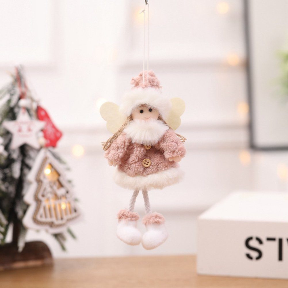 Blusmart Christbaumschmuck Mini-Cartoon-Anhänger Mit Weihnachtlichen, Geschmeidigen, Modischen elk