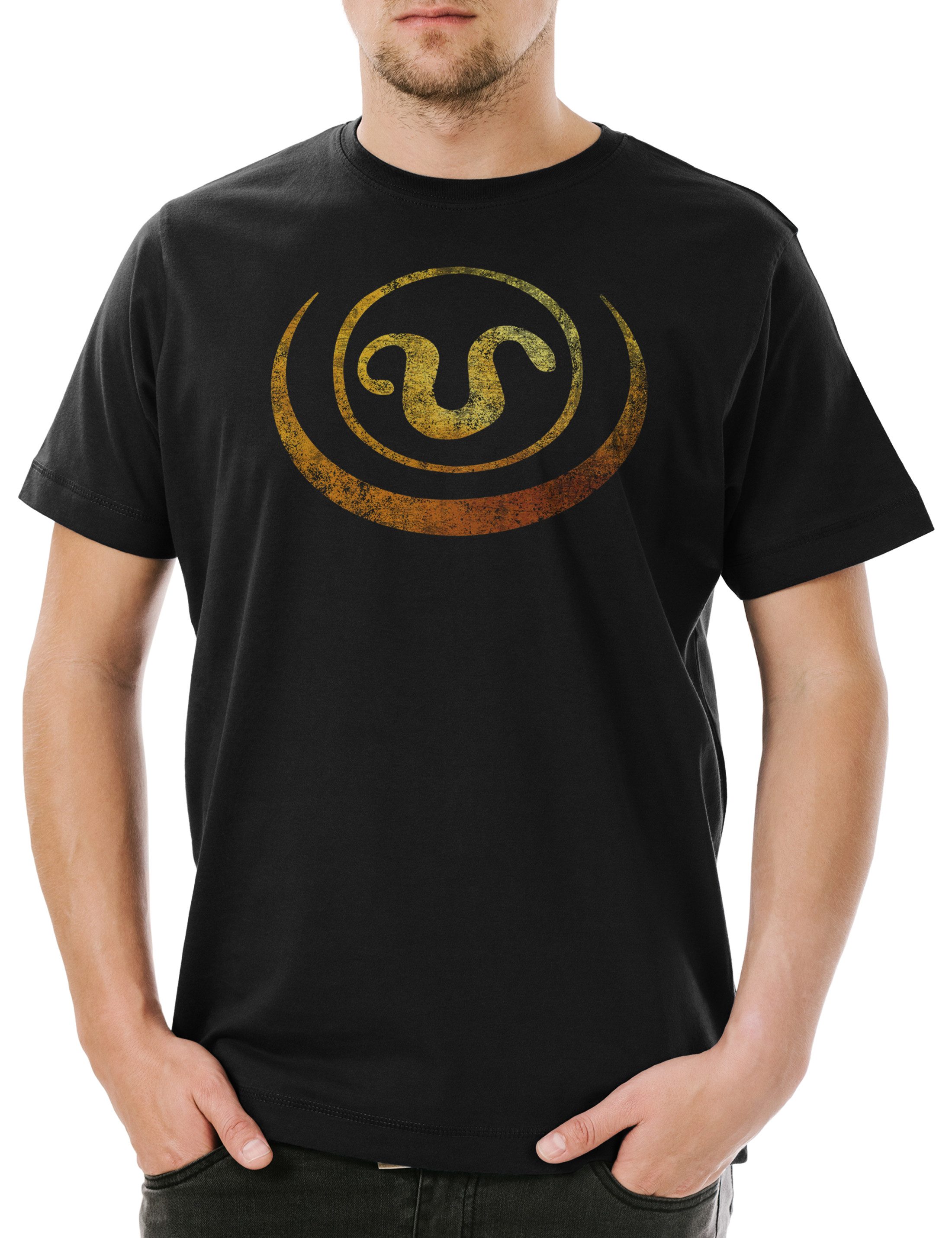 Print-Shirt Symbol Of Apophis Herren T-Shirt Goa'uld Na'onak Jaffa Stargate Sign