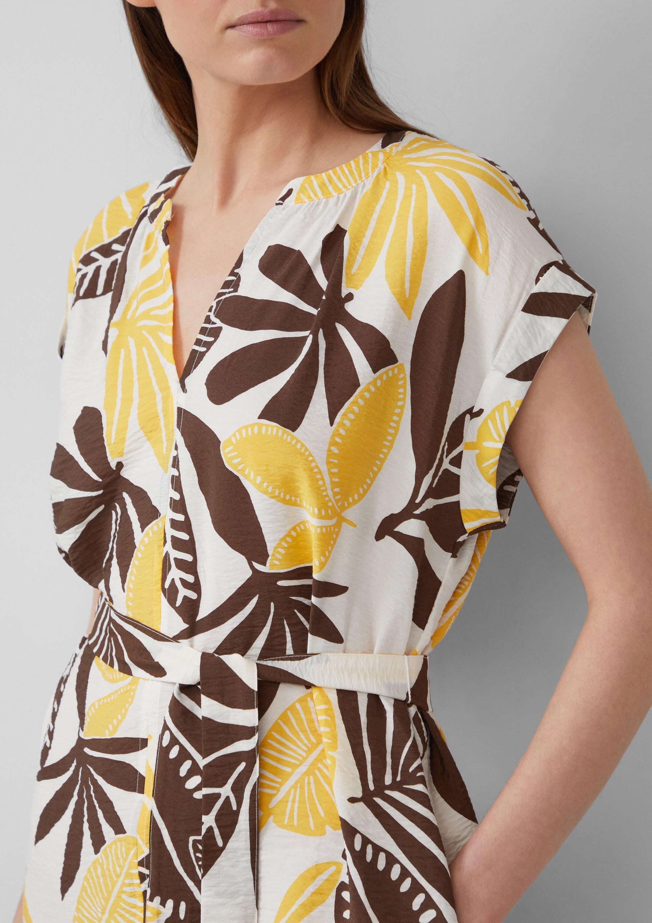 s.Oliver Minikleid Kleid Kurzes Kleid aus Viskosemix im Relaxed Fit