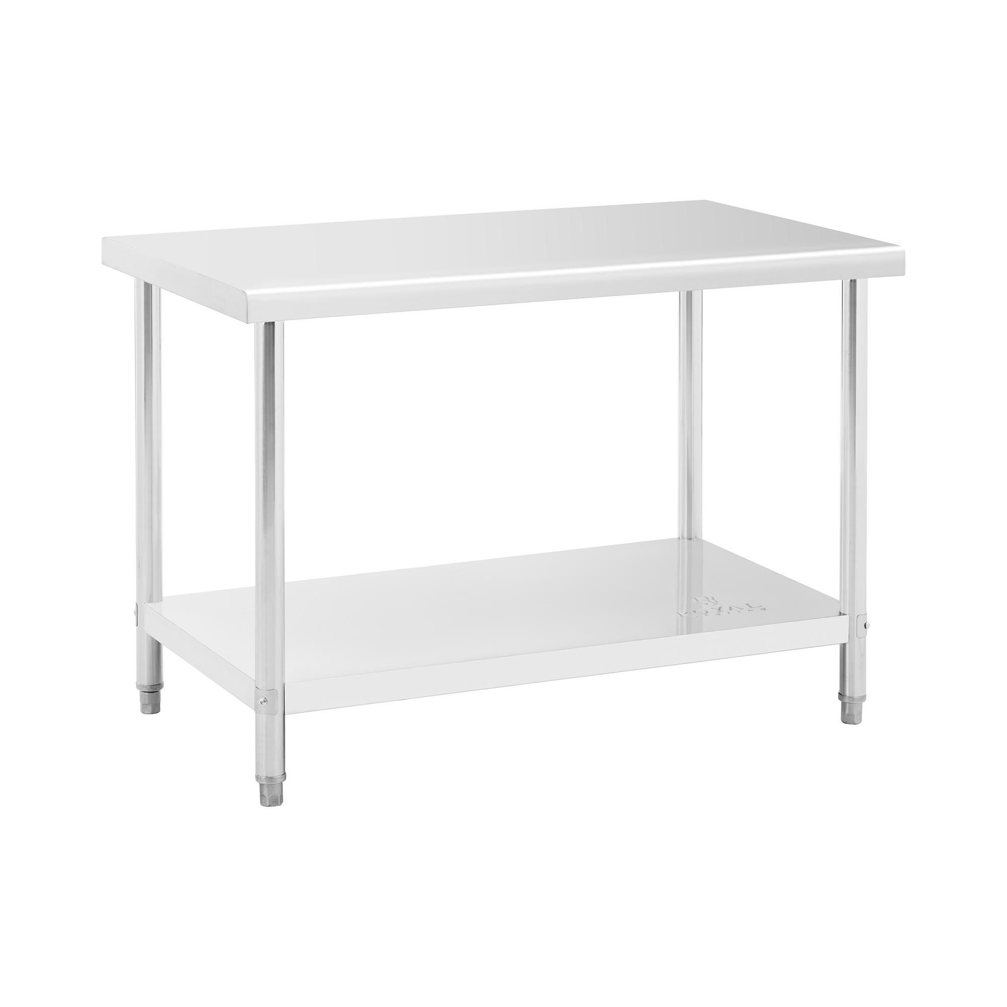 Royal Catering Arbeitstisch 120x70x85cm Edelstahltisch Gastro Küchentisch T günstig online kaufen