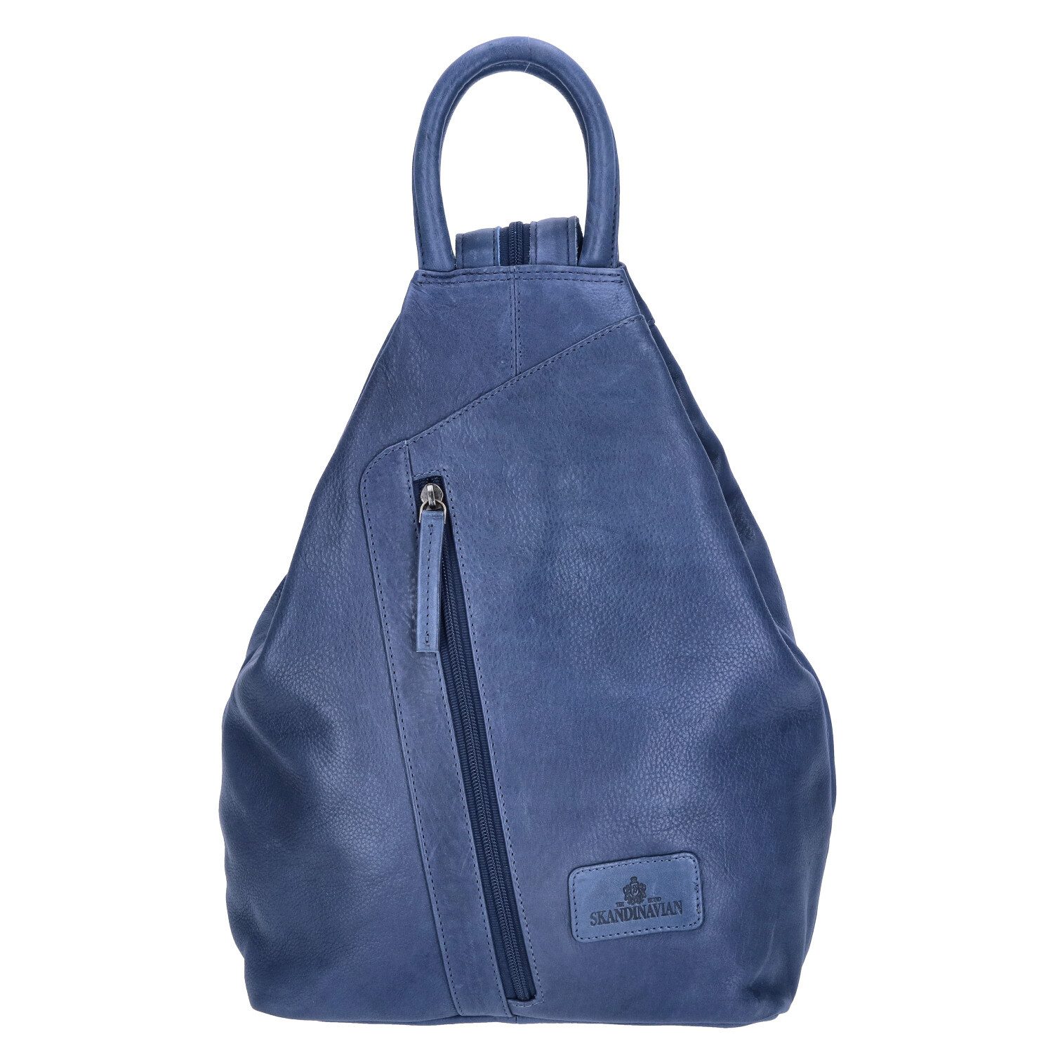 The Skandinavian Brand Freizeitrucksack The Skandinavian Brand Damen Leder Rucksack Blue (1-tlg)