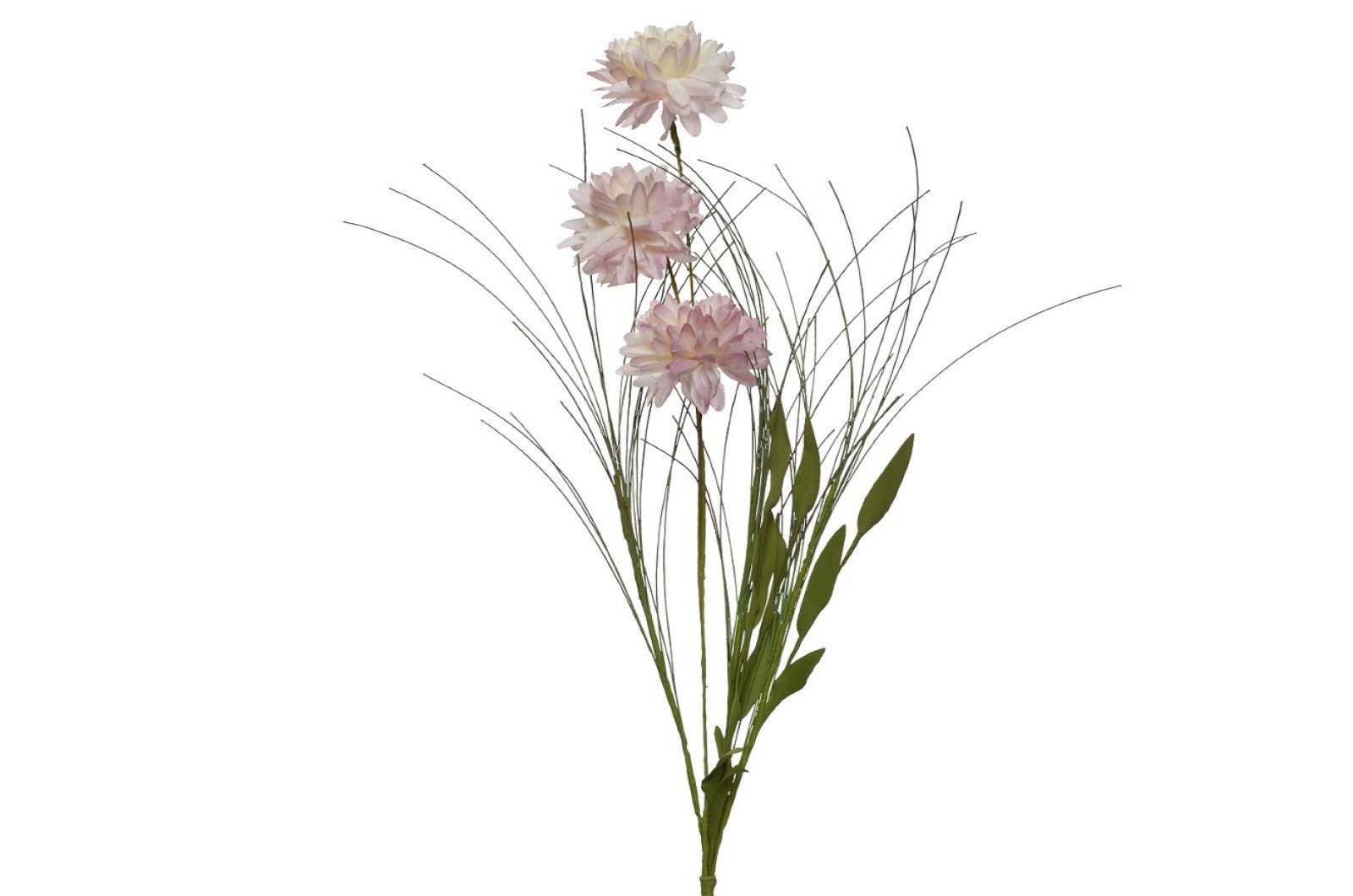 Kunstblume Dahlien Strauß - Blumen für Zuhause, Hochzeit, Büro - rosa, Länge 60, Kaemingk