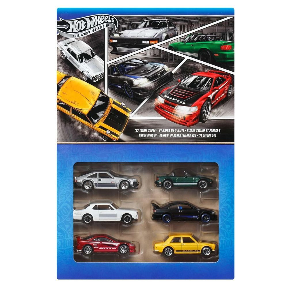 Hot Wheels Spielzeug-Rennwagen Streets of Japan Hot Wheels Silver Series JB günstig online kaufen