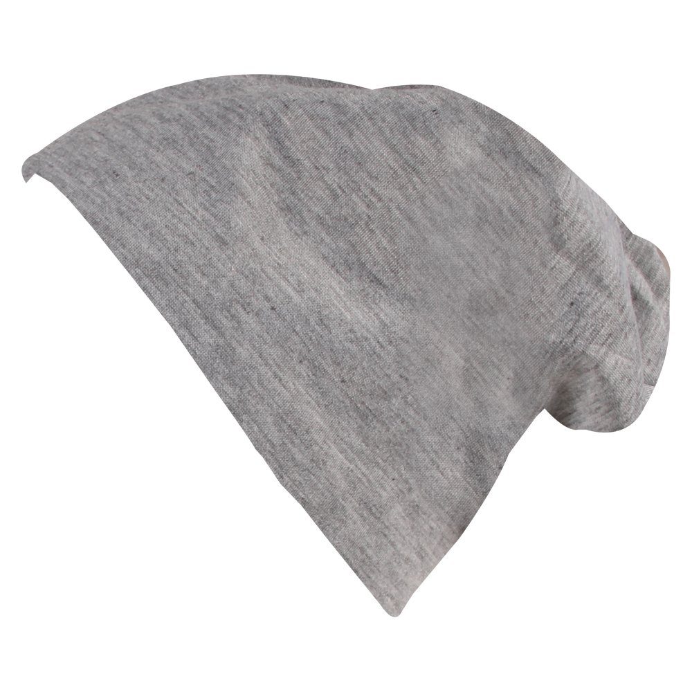 Jerseymütze Goodman Grey Doppellagig Touch Long Soft Design Slouch Beanie Mütze