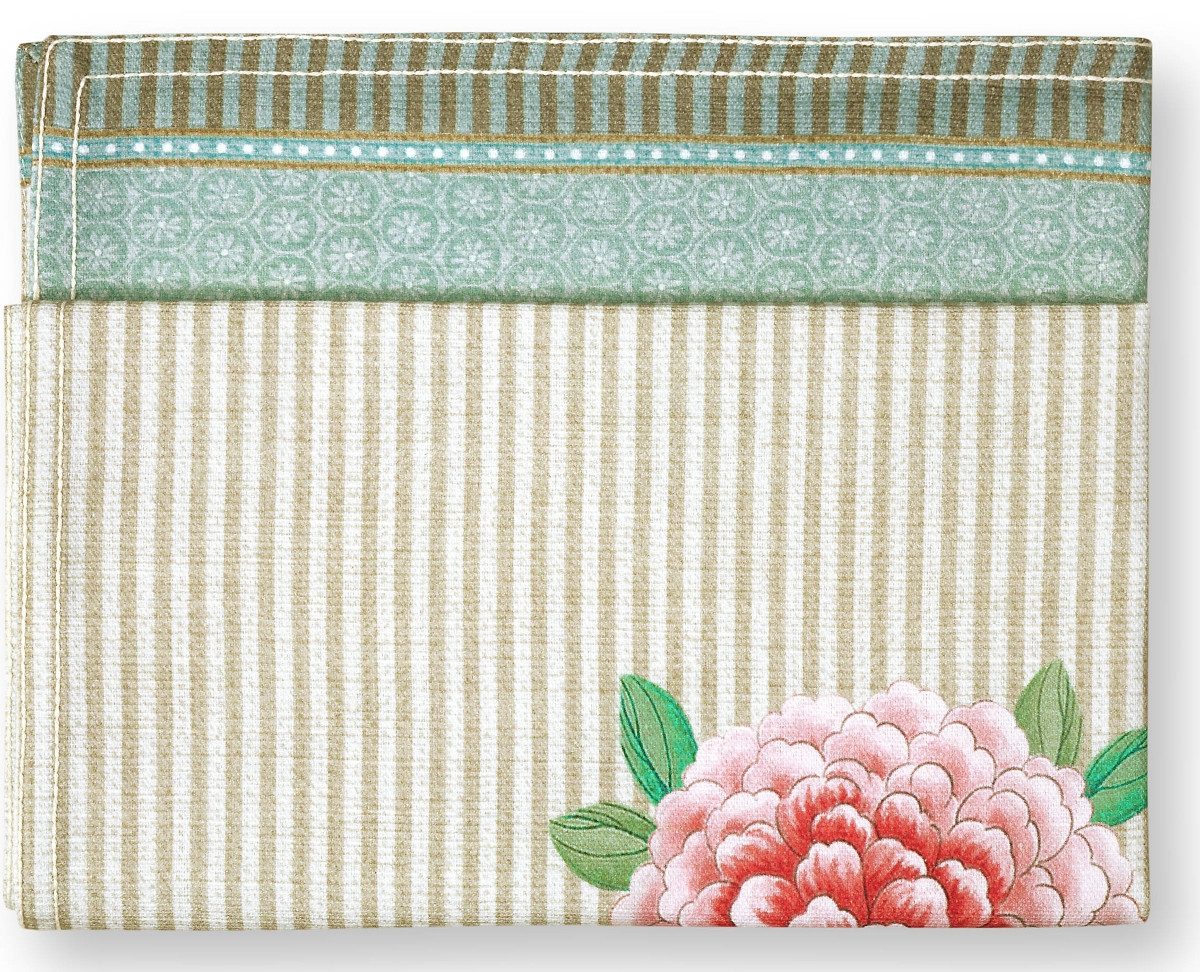 PiP Studio Geschirrtuch Blushing Birds Geschirrtuch Bird Khaki 50 x 70 cm günstig online kaufen
