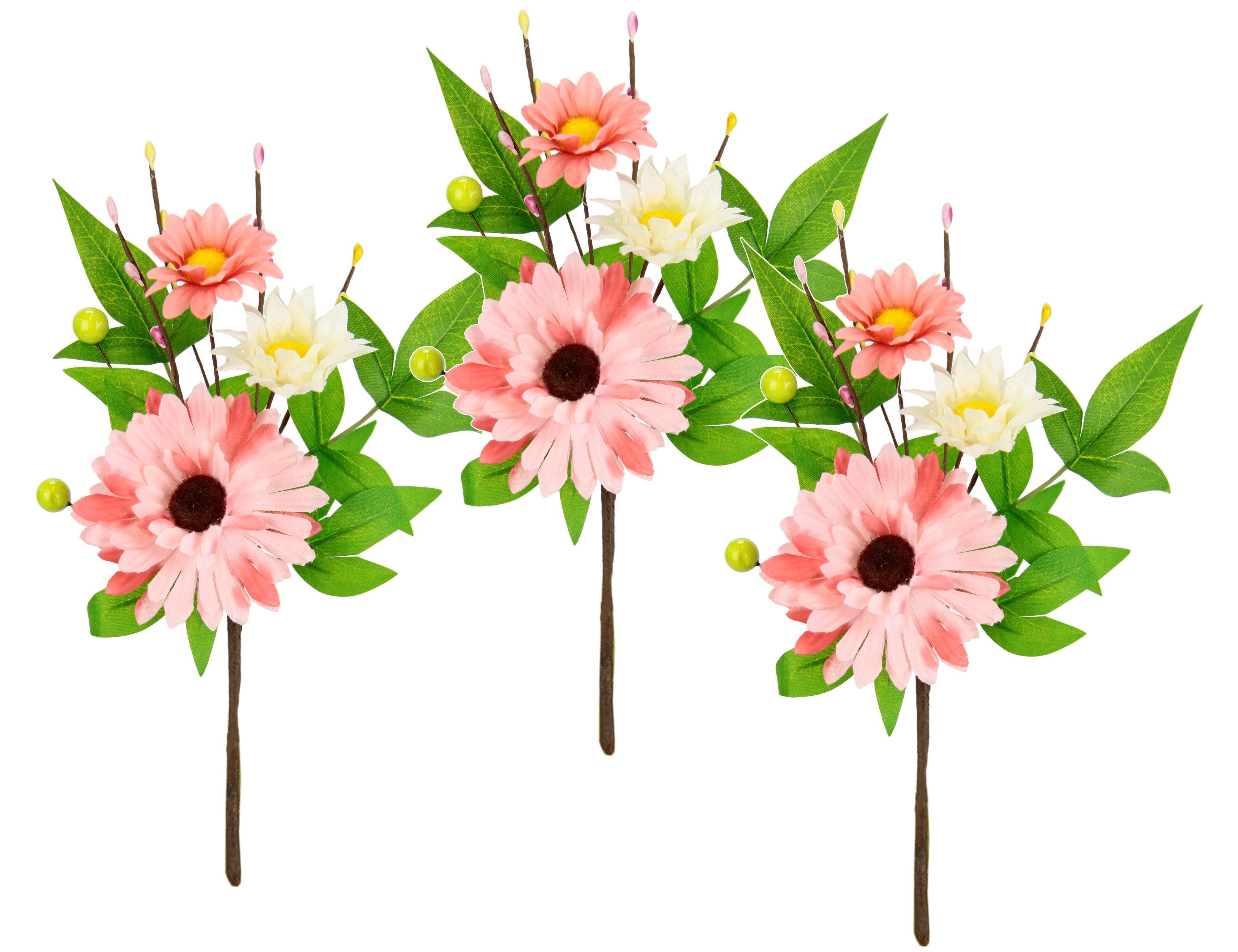 Kunstzweig Dekozweig Gerbera Margeriten, I.GE.A., Höhe günstig online kaufen