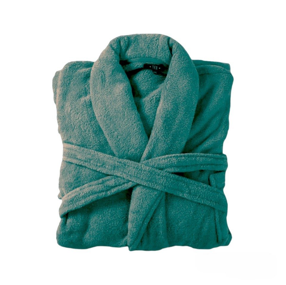 VewoTex Bademantel Bademantel flauschig » Saunamantel in Teddy-Plüsch Qualität, 100cm, Polyester, Taschen, Gürtel, » leichter/dünner Morgenmantel 100 cm lang » unisex