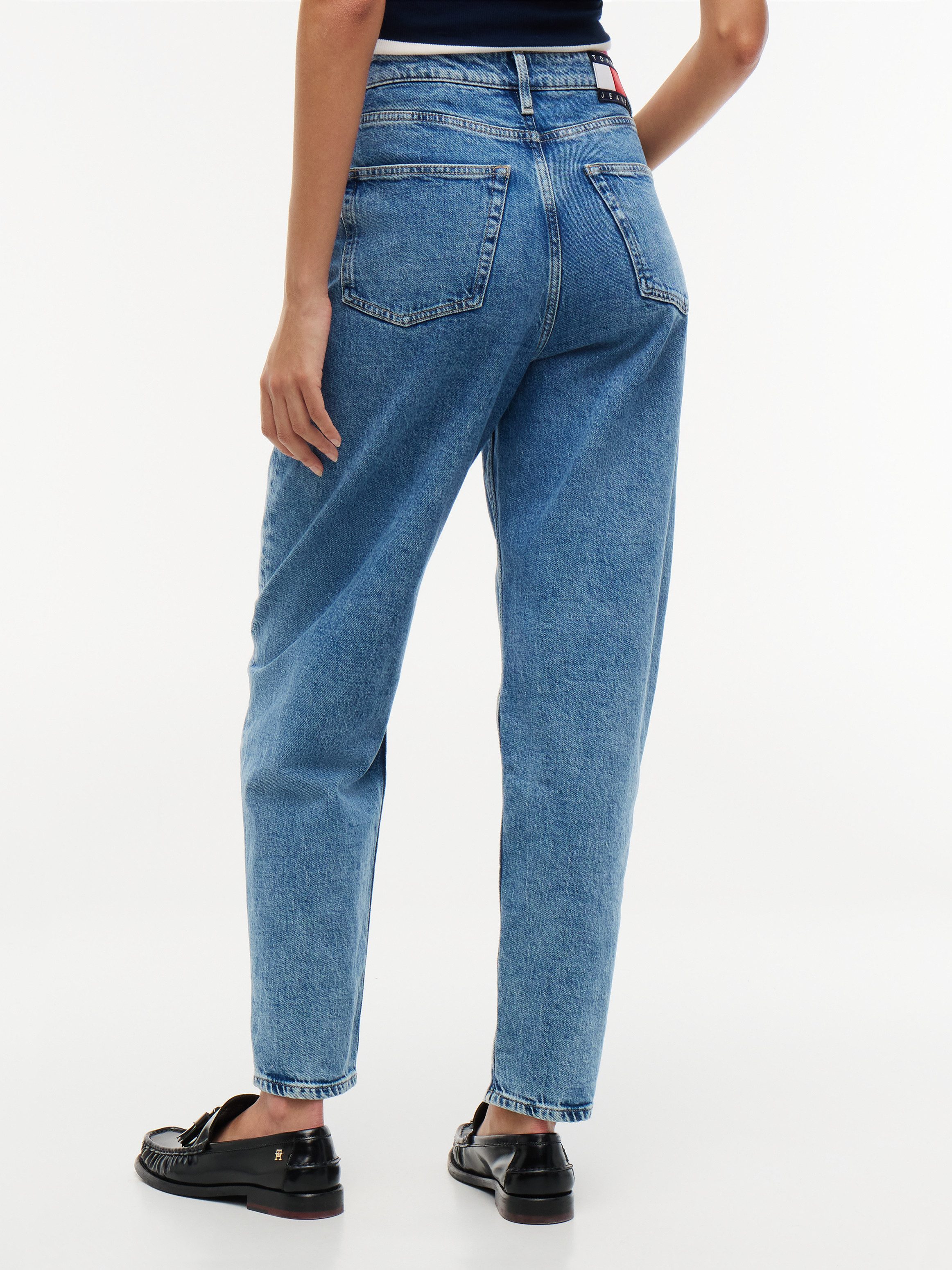 Tommy Jeans Mom-Jeans 90'S MOM HIGH TAPERED BJ4138 Baumwollmischung