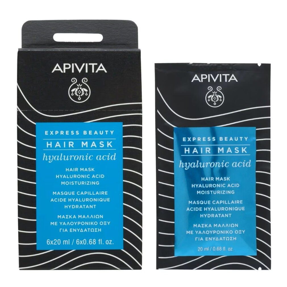 Apivita Haarmaske Moisturizing MASK for all hair types with hyaluronic acid and aloe