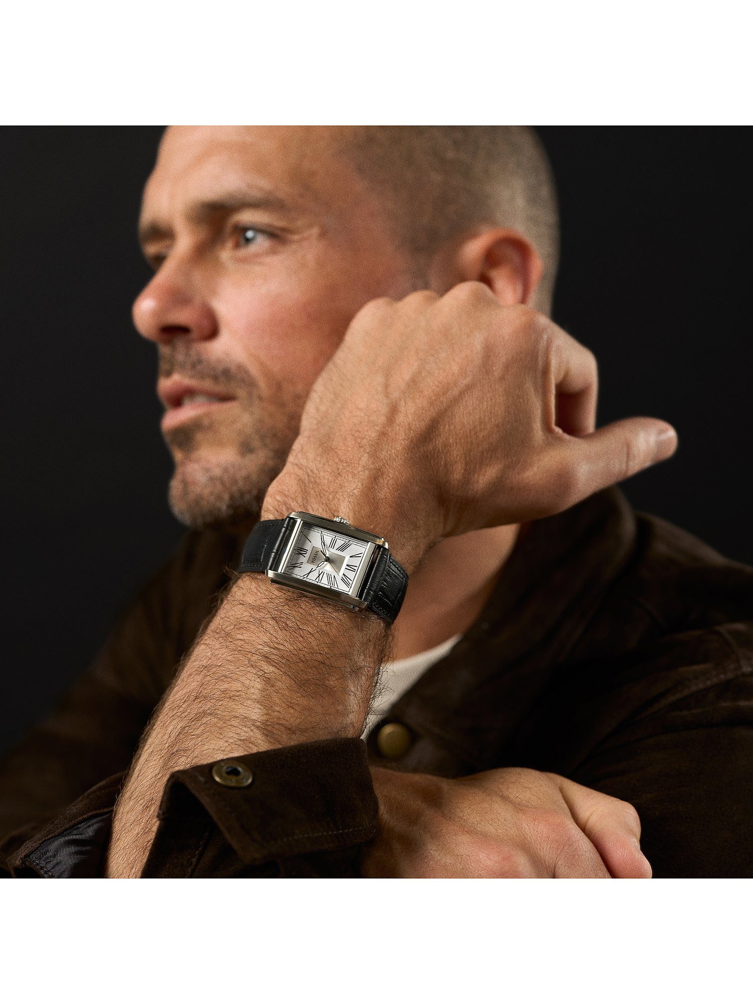 Fossil Quarzuhr Fossil Herren-Uhren Analog Quarz – Bild 4 von 4