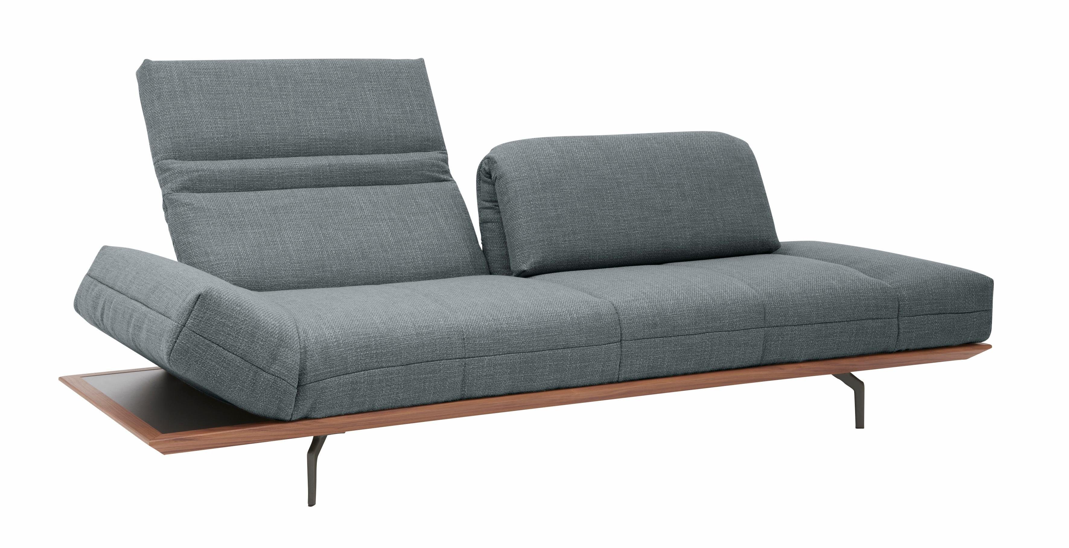 252 2 oder cm 4-Sitzer Qualitäten, hülsta sofa Natur Nußbaum, in hs.420, in Breite Eiche Holzrahmen