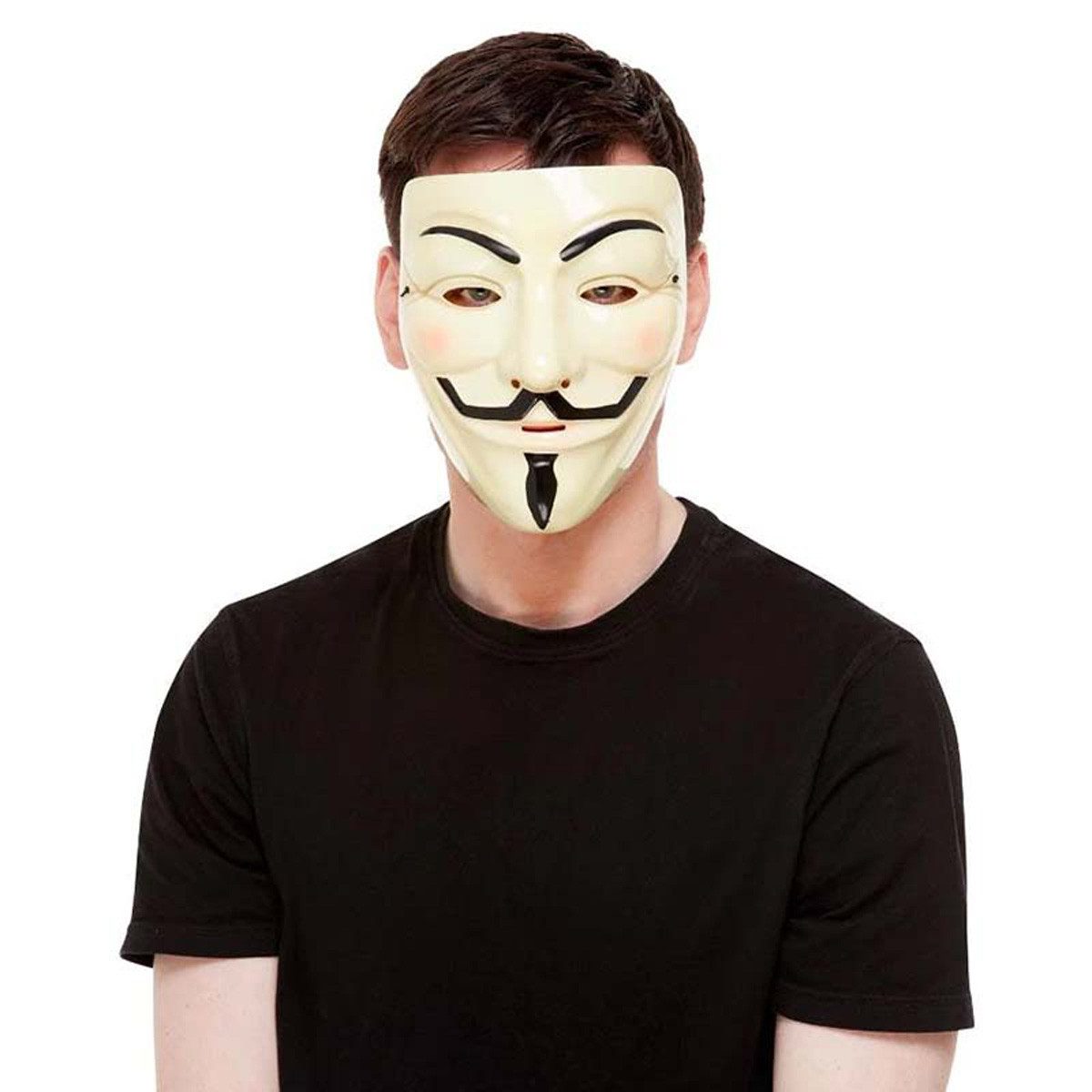 Smiffys Verkleidungsmaske Halloween Maske mit Spitzbart