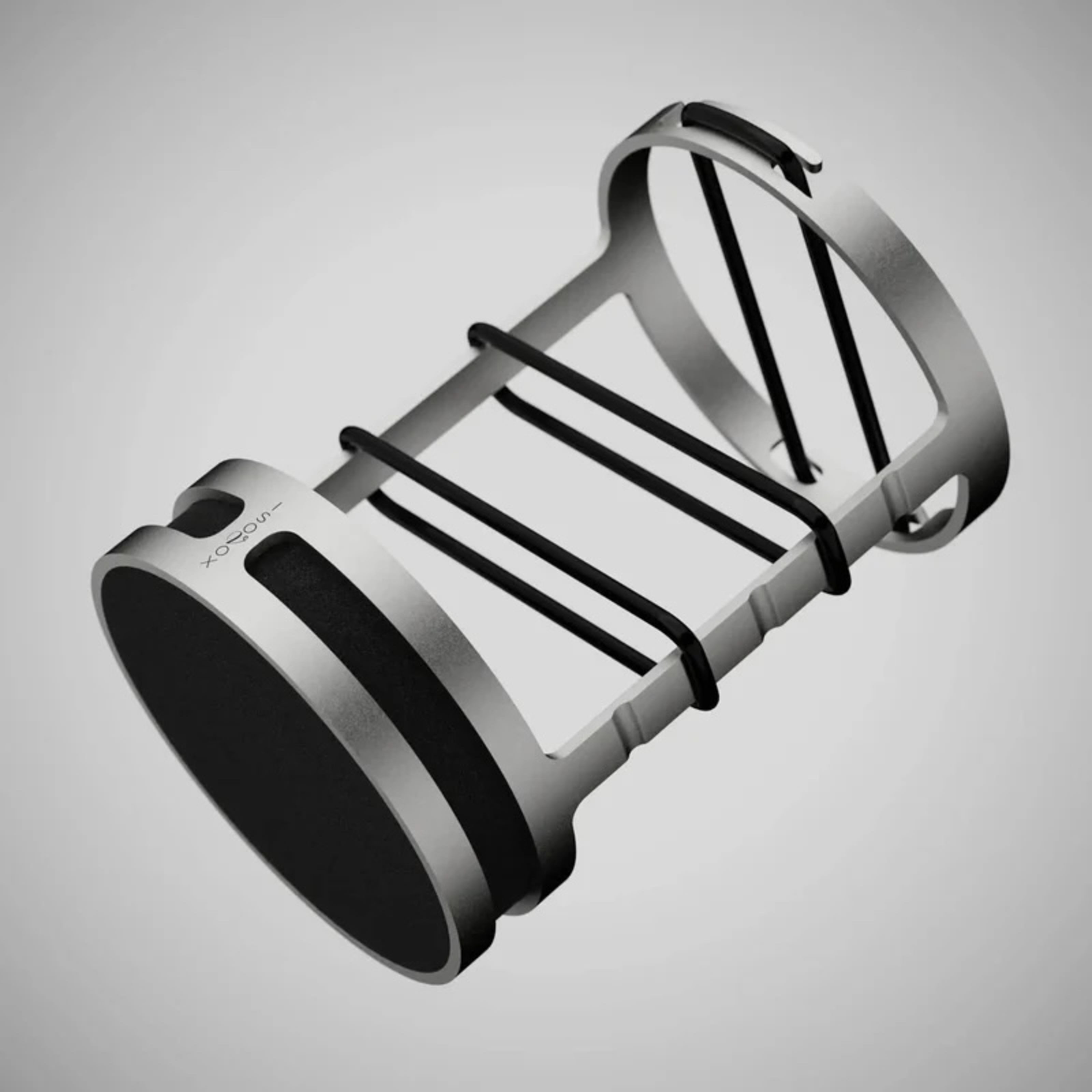 Isovox Mikrofon-Halterung, (Stative und Halter für Studio Equipment, Mikrofonspinnen, Broadcast Silver - Mikrofonspinne)