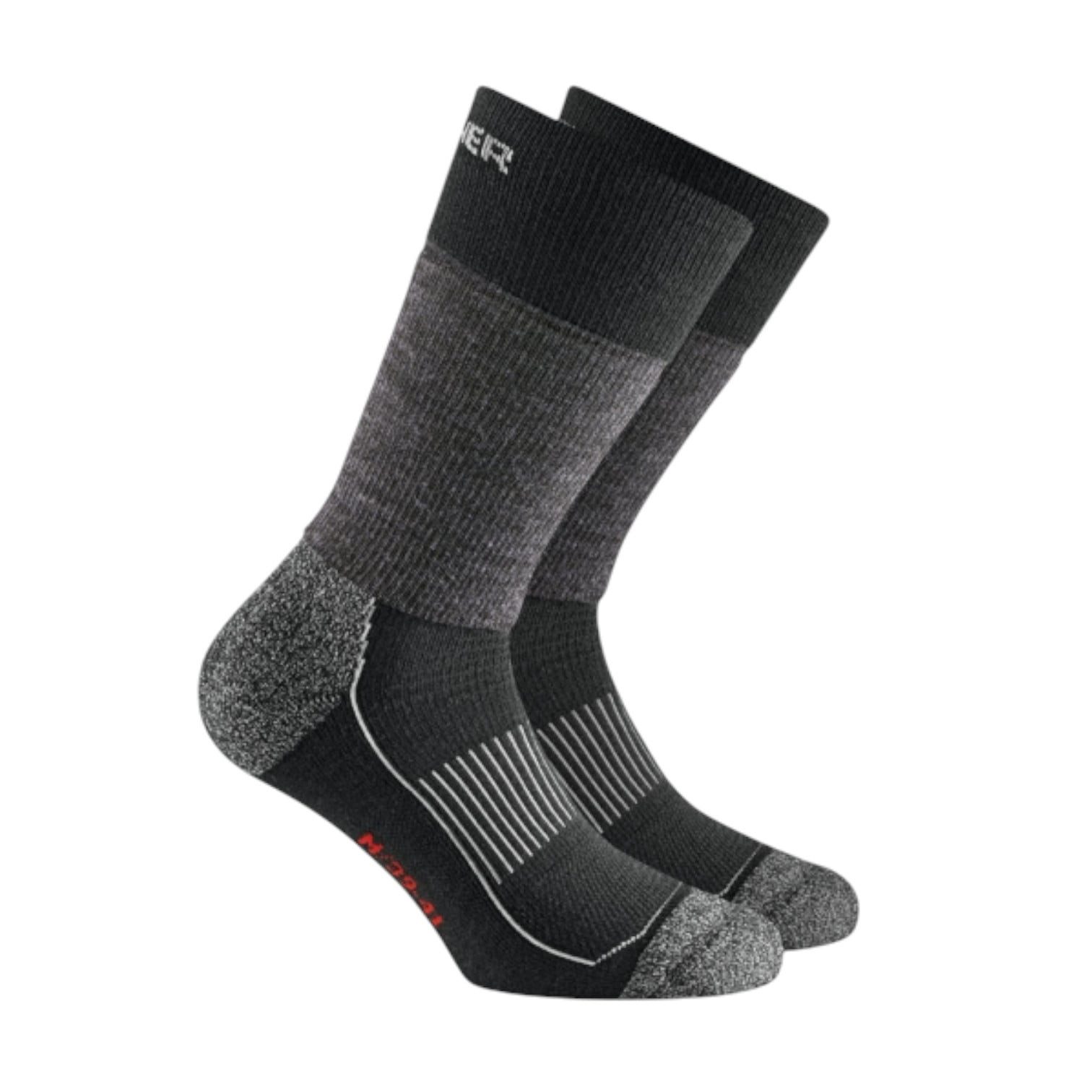 Rohner Socks Skisocken Nordic Protect l/r anthrazitgrau - 1 Paar
