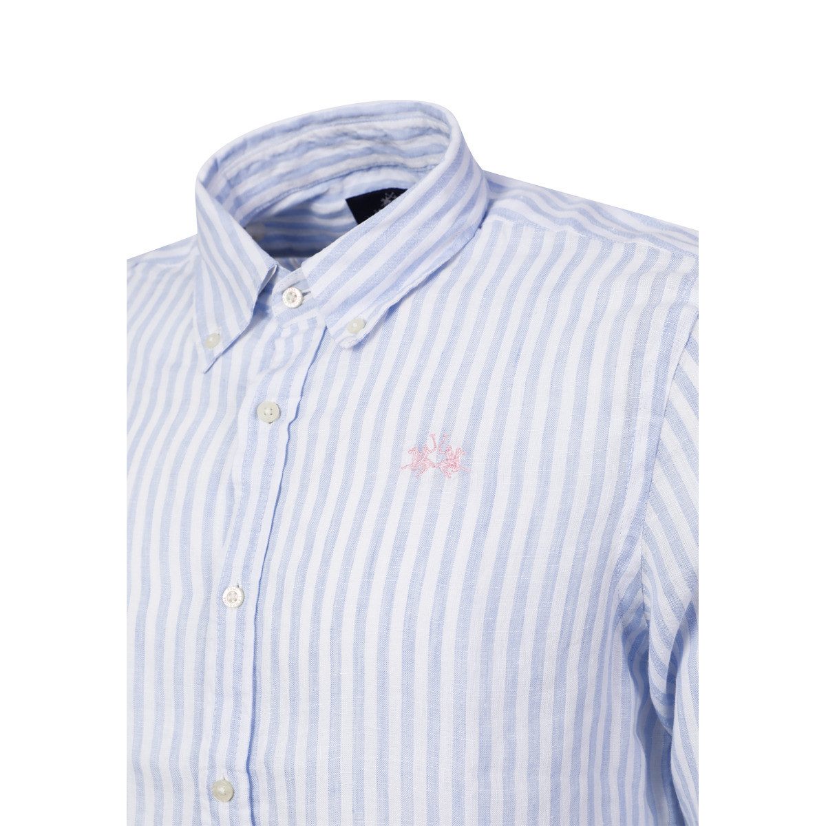 La Martina Langarmhemd MCC012 Herren Klamotte, Dress, Business, Freizeithemd, Anzug