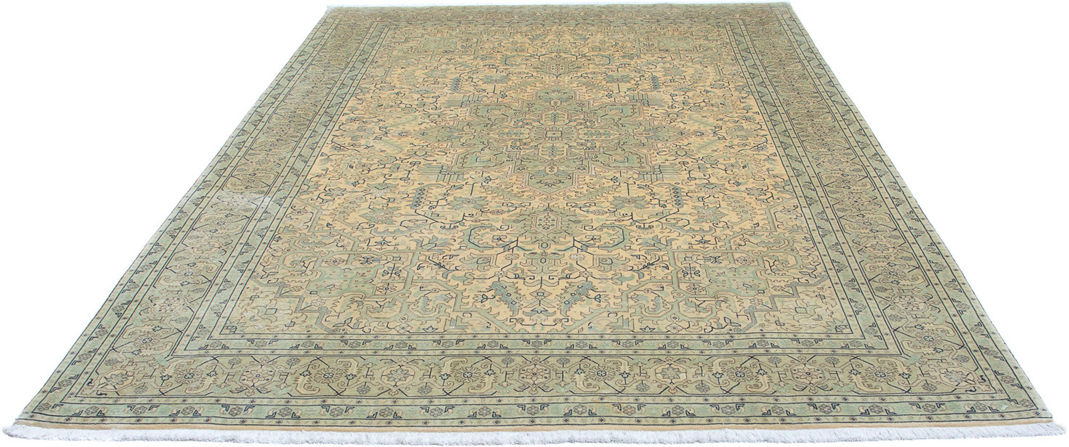 Orientteppich Perser - Täbriz - Royal - 292 x 203 cm - mehrfarbig, morgenland, rechteckig, Höhe: 7 mm, Wohnzimmer, Handgeknüpft, Einzelstück mit Zertifikat