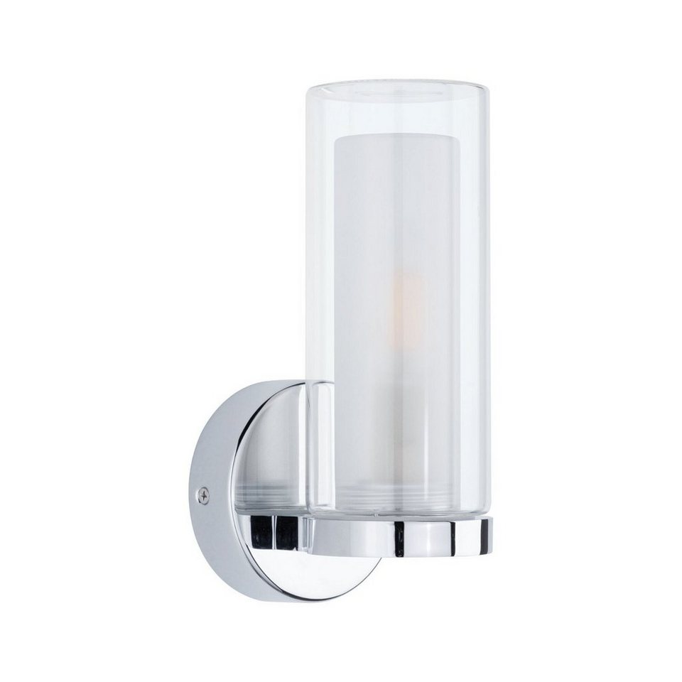 Paulmann Deckenleuchte Selection Bathroom Luena IP44 max. 1x20W Chrom 230V  Glas/Metall, ohne Leuchtmittel, E14