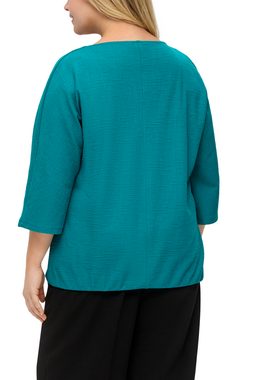 s.Oliver 3/4-Arm-Shirt O-Shape-Bluse mit bequemem Gummizug