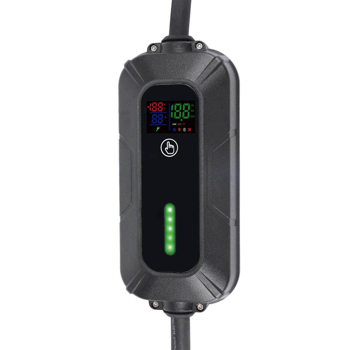 Platinet EV_PPC7M11 Elektroauto-Ladegerät (16000 mA, mit CEE zu Schuko Adapter, 7 m Kabel für flexible Ladepositionen)