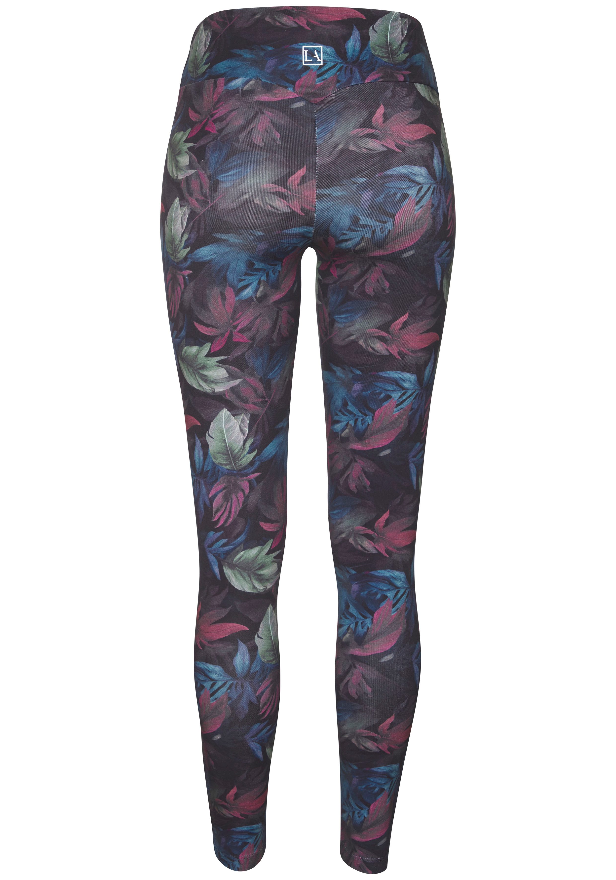 LASCANA ACTIVE Leggings mit floralem Druck